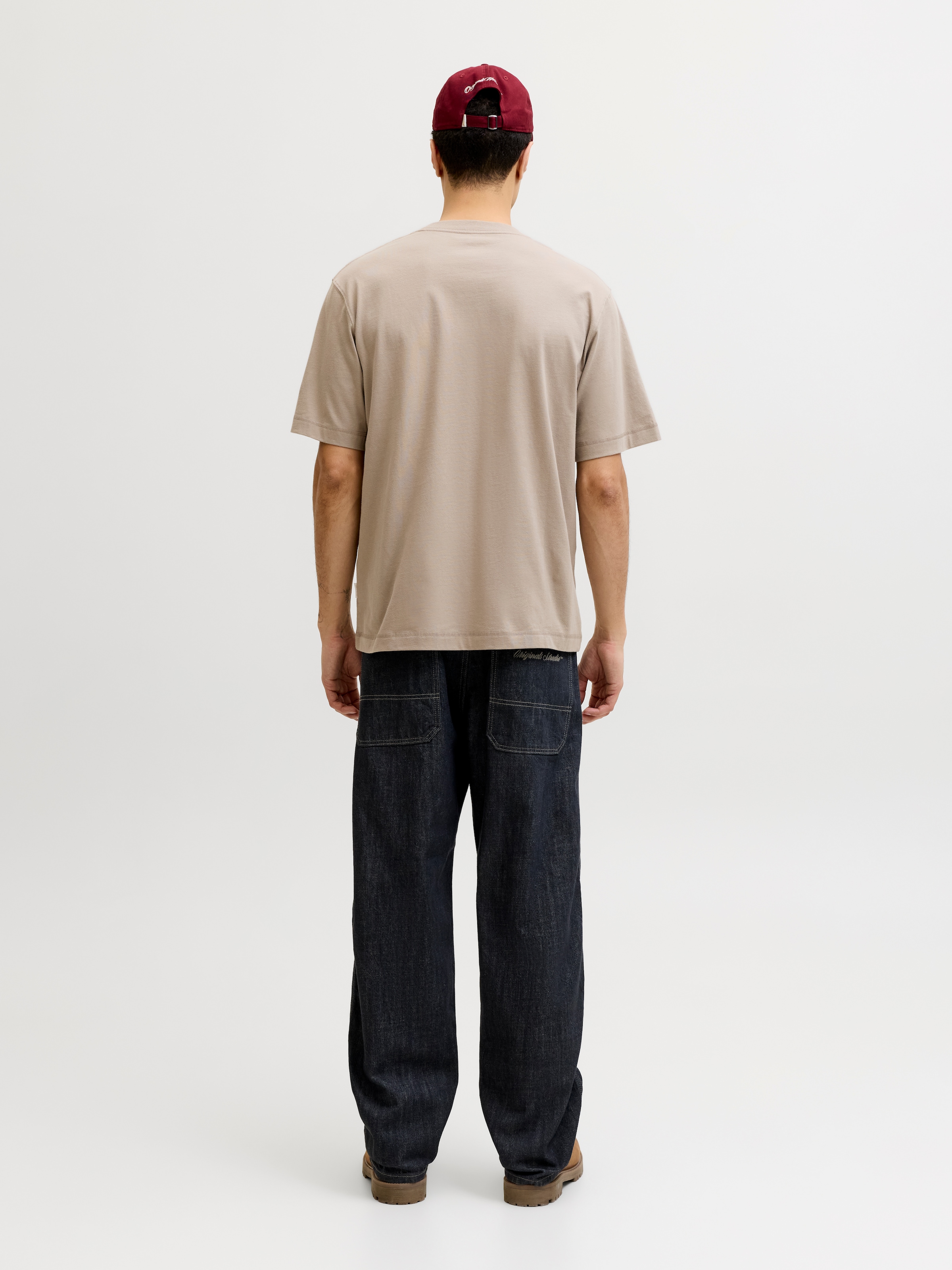 Jack & Jones Rundhalsshirt »JORNORREBRO EMB TEE SS CREW NECK NOOS« Baumwolle, locker geschnitten