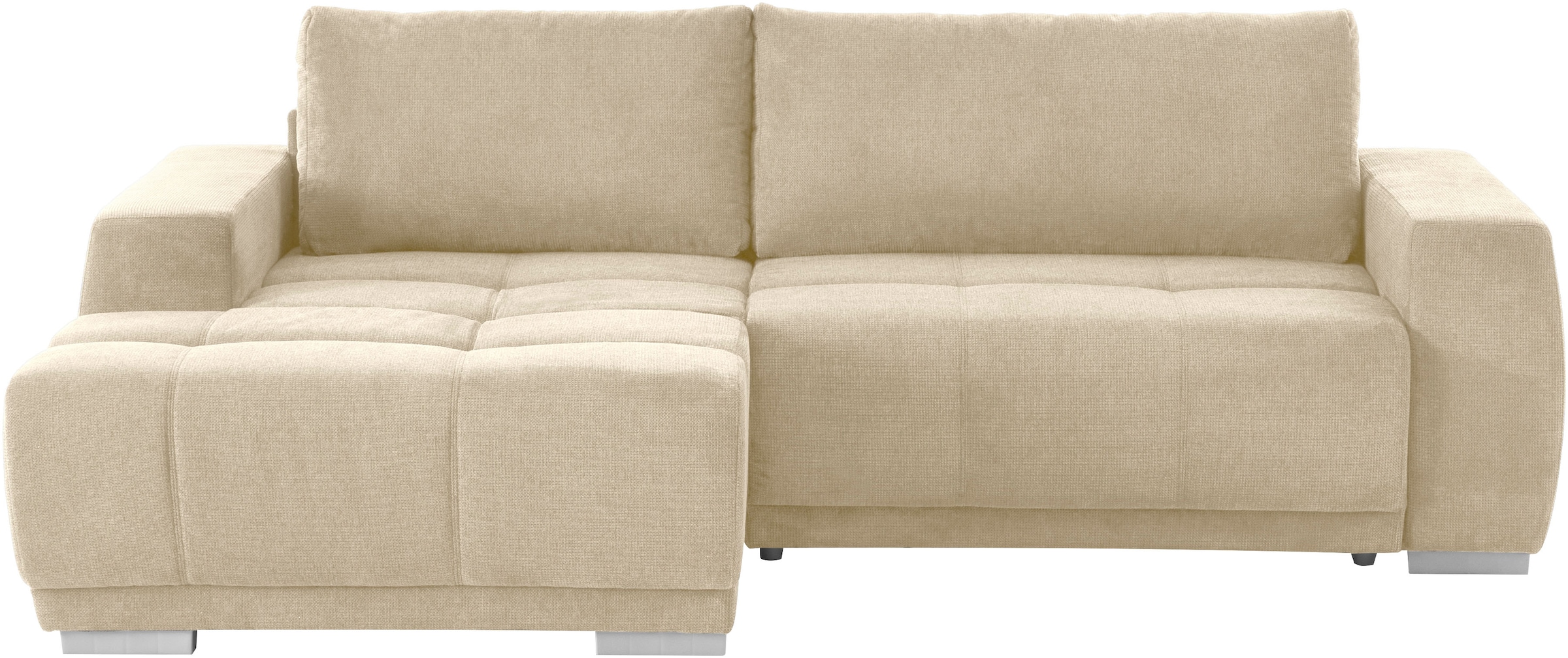 INOSIGN Ecksofa »Bolero L-Form«, wahlweise mit Bettfunktion & Bettkasten