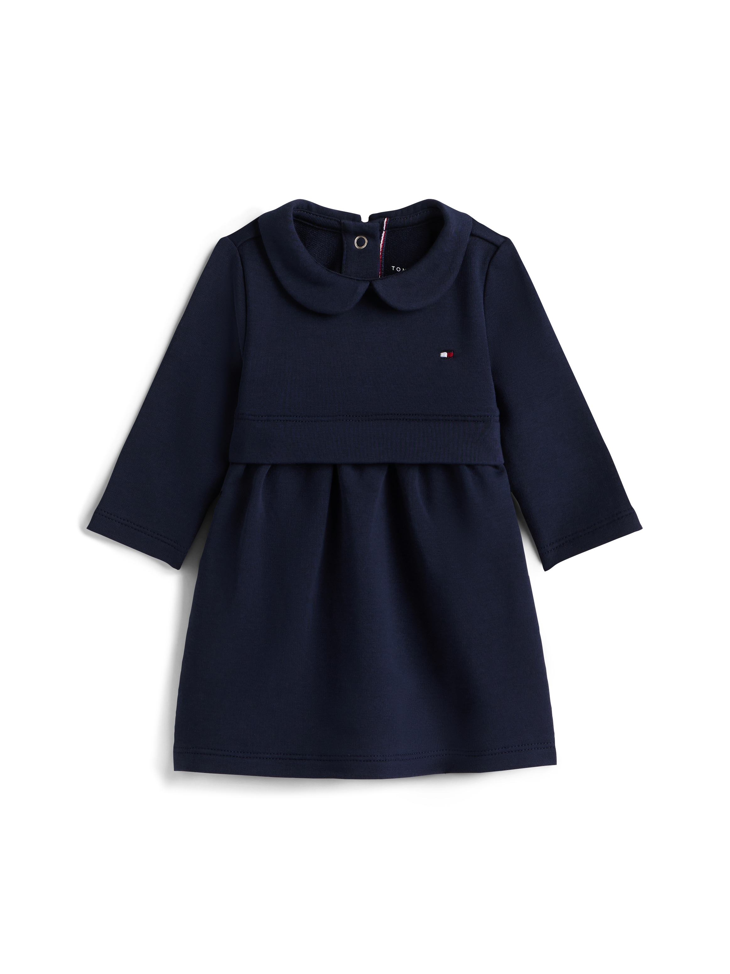 Tommy Hilfiger Jerseykleid »ESSENTIAL DRESS LS« mit Logostickerei