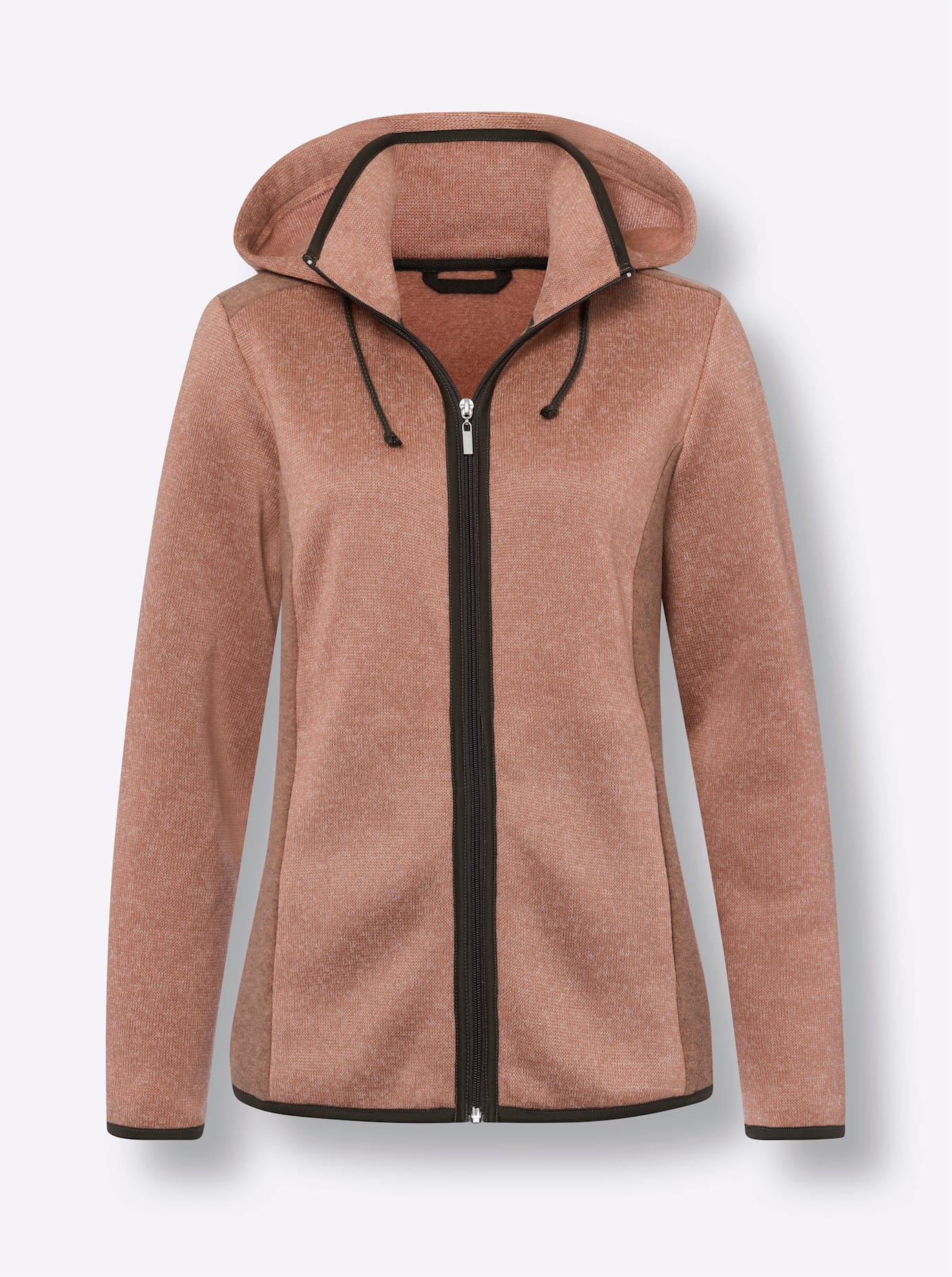 Classic Basics Strickfleecejacke, mit Kapuze