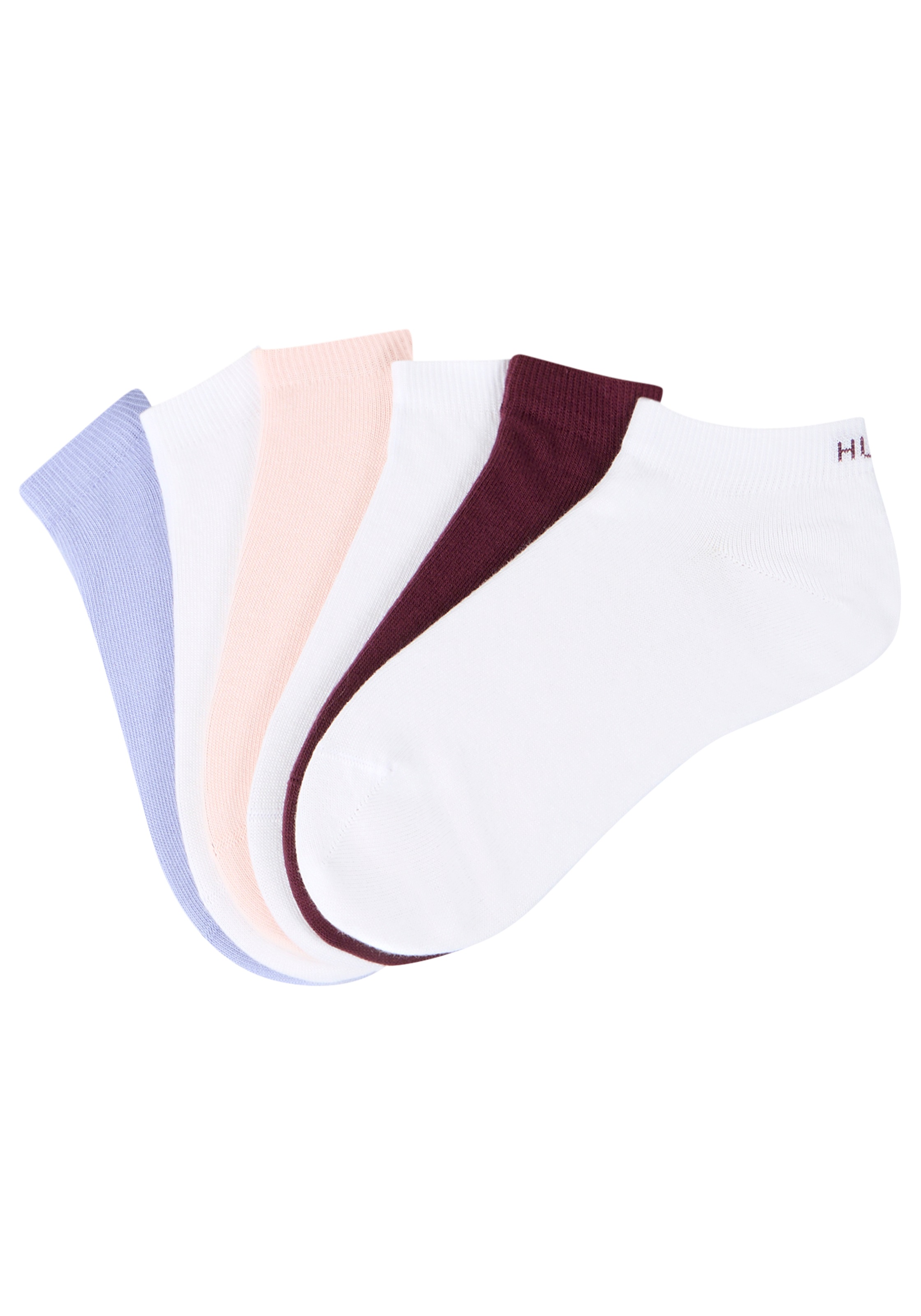 HUGO Underwear Sneakersocken »Socken 6P AS UNI CC W 10« 6 Paar tlg. mit Markenschriftzug am Bündchen
