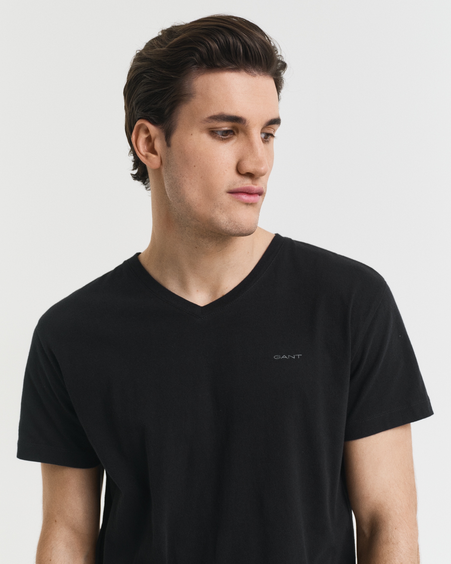 Gant Kurzarmshirt »V-NECK T-SHIRT 2-PACK« Mit V-Ausschnitt