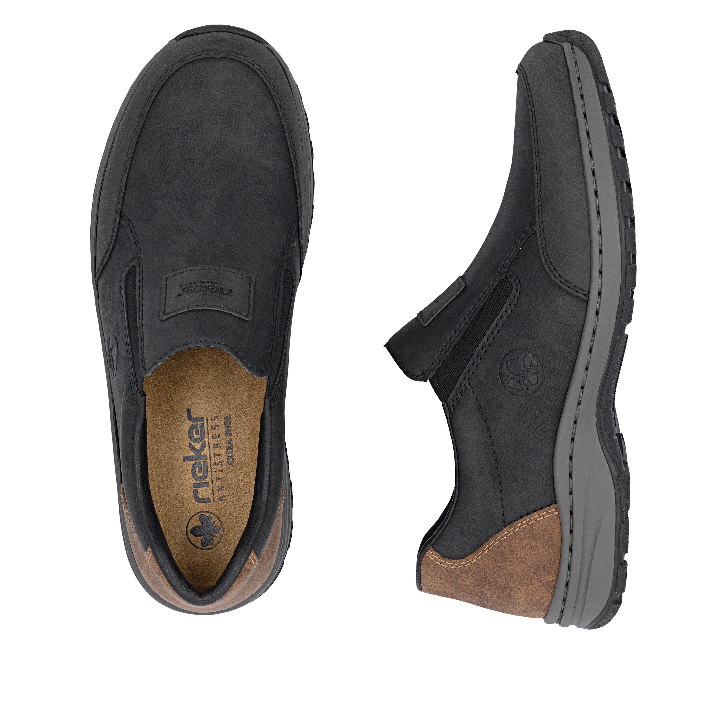 Rieker Slipper  Schlupfschuh, Halbschuh, Freizeitschuh in bequemer Weite G (weit)