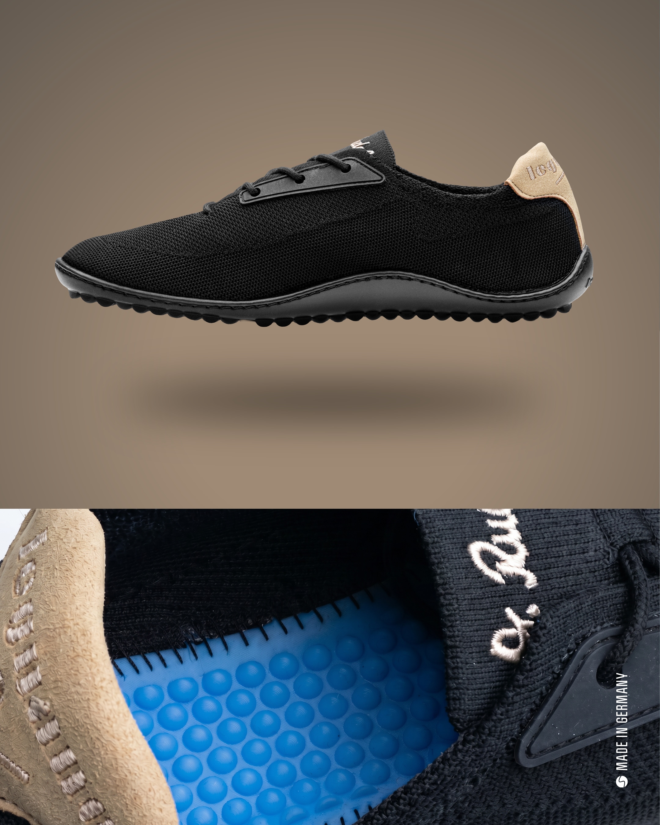 Leguano Barfußschuh »ADVICE«  Schnürschuh, Freizeitschuh, mit Weltneuheit Hybridsohle, für Sie&Ihn