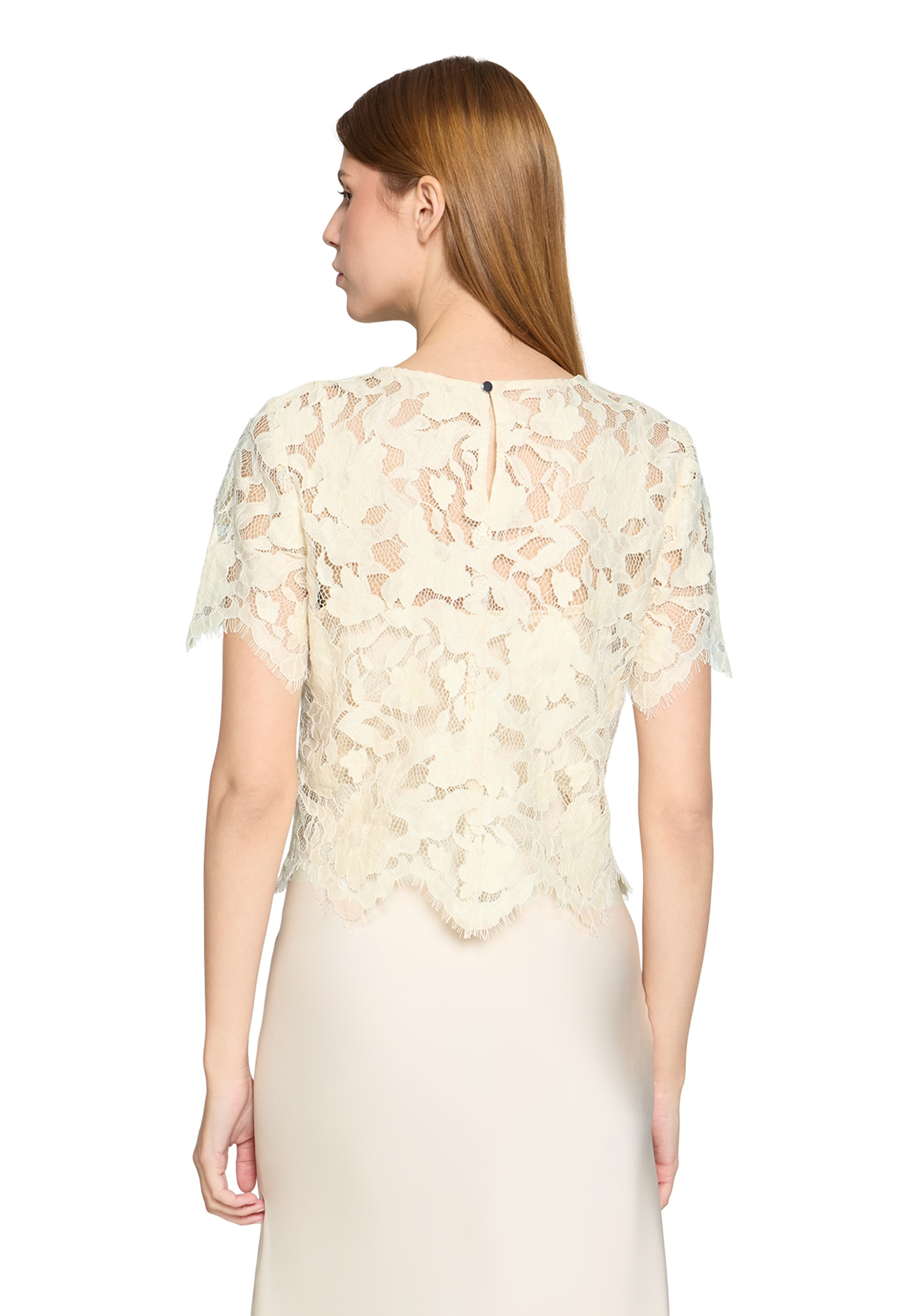 Vera Mont Blusentop »Spitzentop kurzarm«