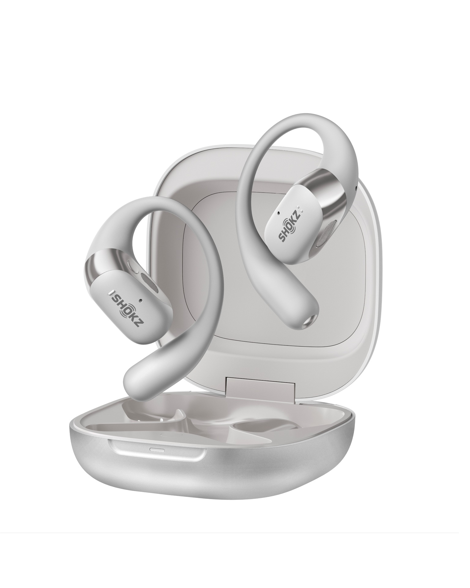 Shokz Open-Ear-Kopfhörer »OpenFit 2+ inklusive Schutzhülle« A2DP Bluetooth Freisprechfunktion | True Wireless