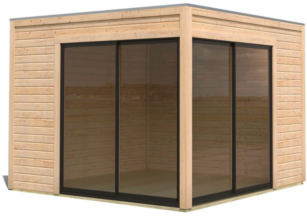 Karibu Gartenhaus »Ditsche 3« inkl. Massivholzfußboden