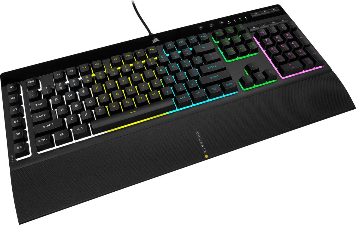 Corsair Gaming-Tastatur »K55 RGB PRO«, (Ziffernblock-USB-Anschluss-Fn-Tasten)