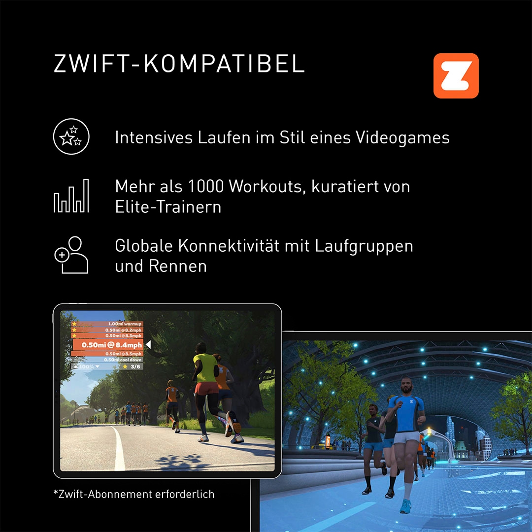 adidas Performance Laufband »T-23«, (mit LED-Beleuchtung und Bluetooth und App-Funktion), LED-Beleuchtung, bis 20 km/h, mit Bluetooth und App-Funktion