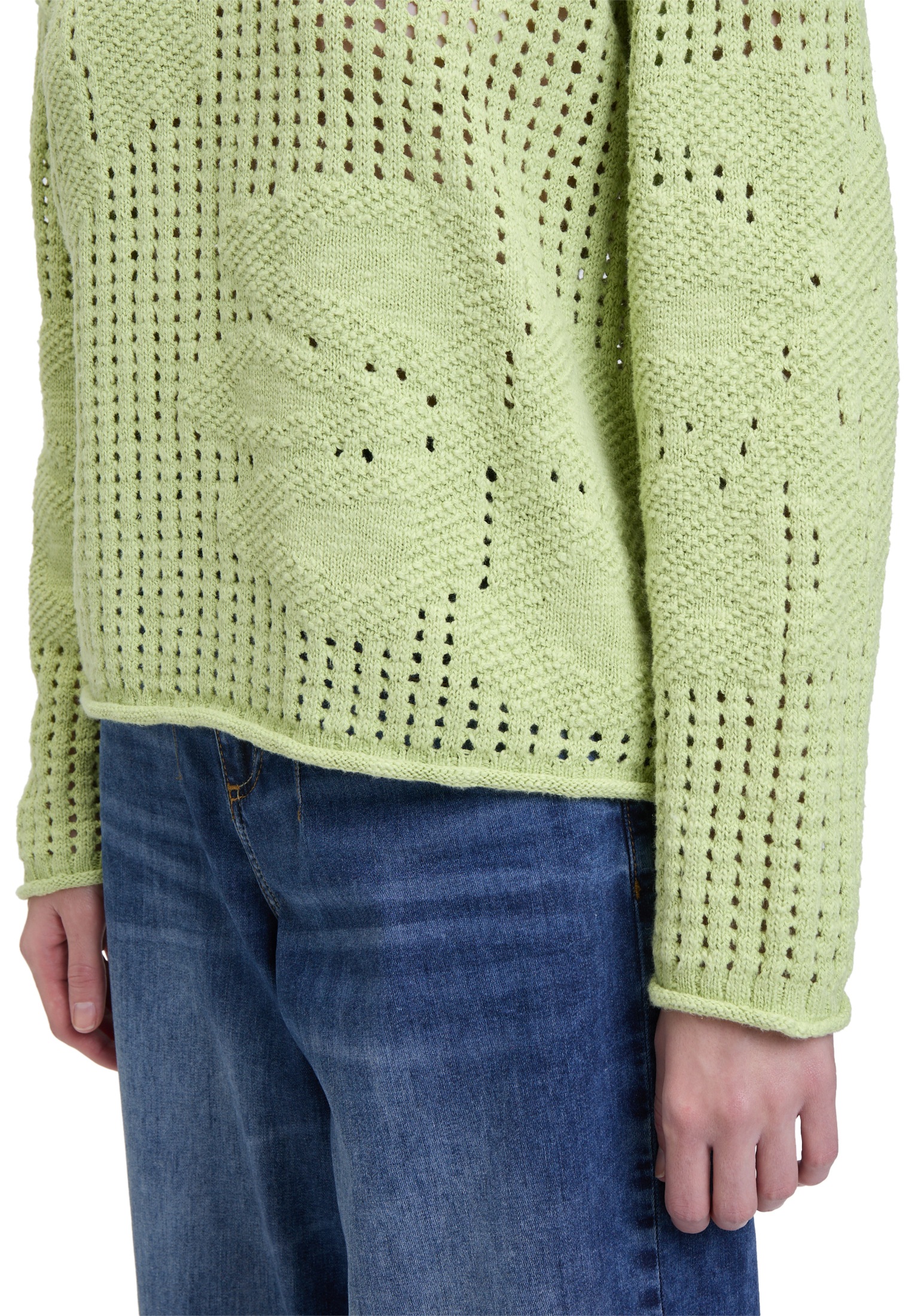 Cartoon Strickpullover »Strickpullover mit Rundhalsausschnitt«