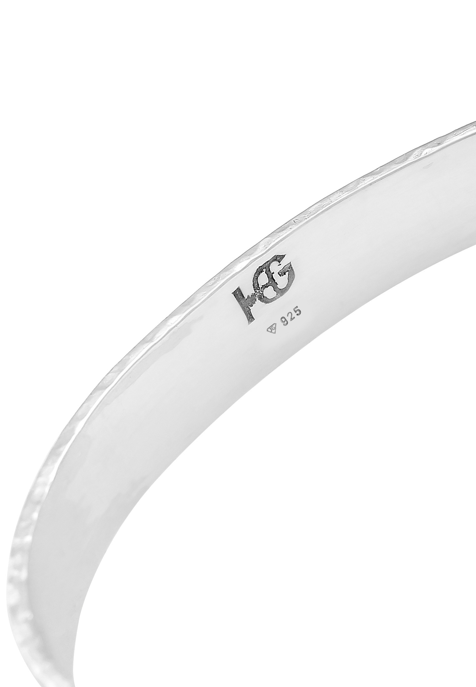 HAZE & GLORY Armreif »Armband Armreif -Two Faced 925 Silber Bicolor«