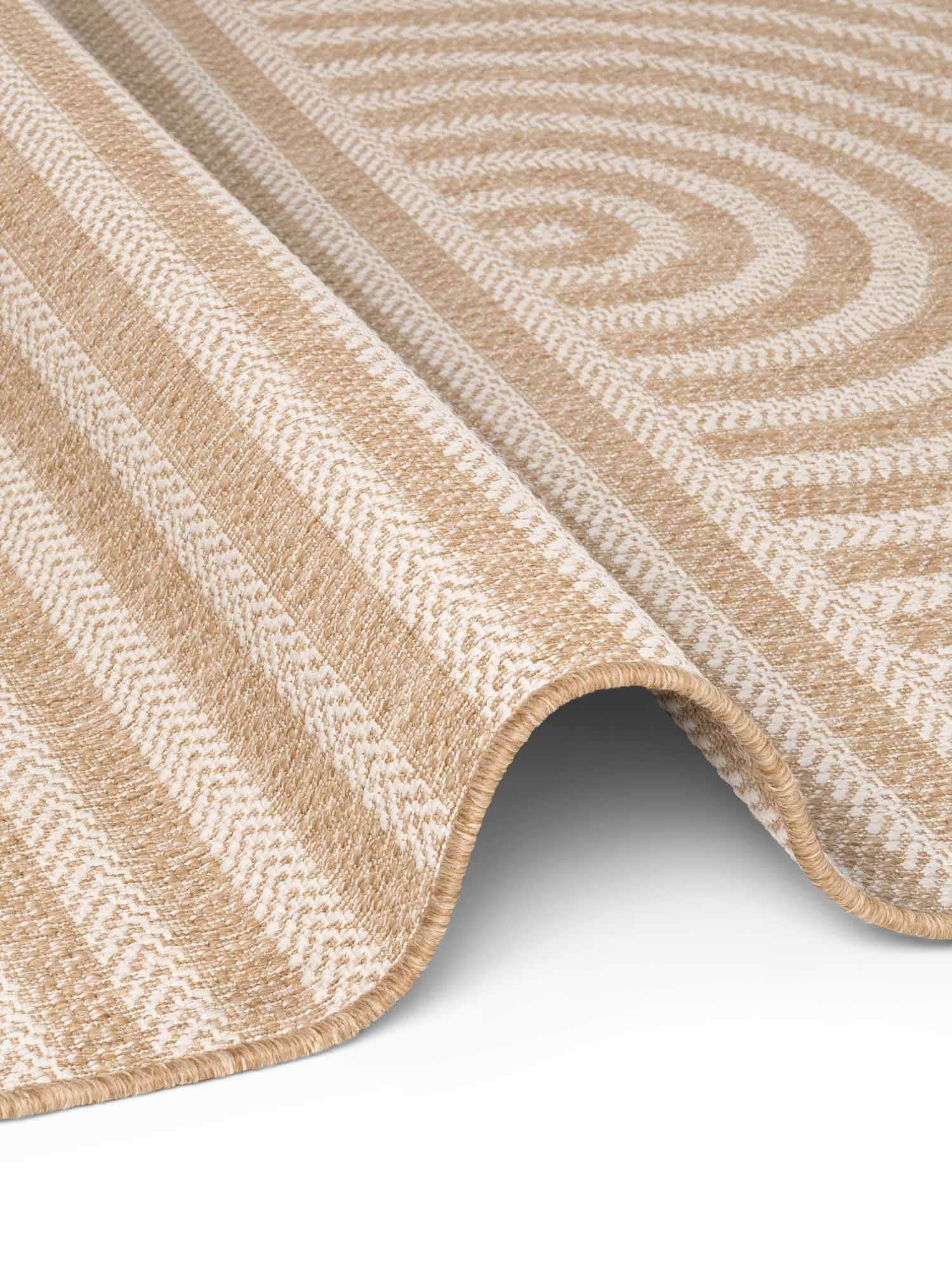 Ted Baker Teppich »Woodfield , Wendeteppich« oval 8 mm Höhe Designteppich, Wetterfest, Pflegeleicht, Modern, Wohnzimmer, Terrasse