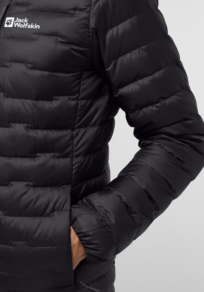 Jack Wolfskin Daunenjacke »PASSAMANI DOWN HOODY M«, mit Kapuze