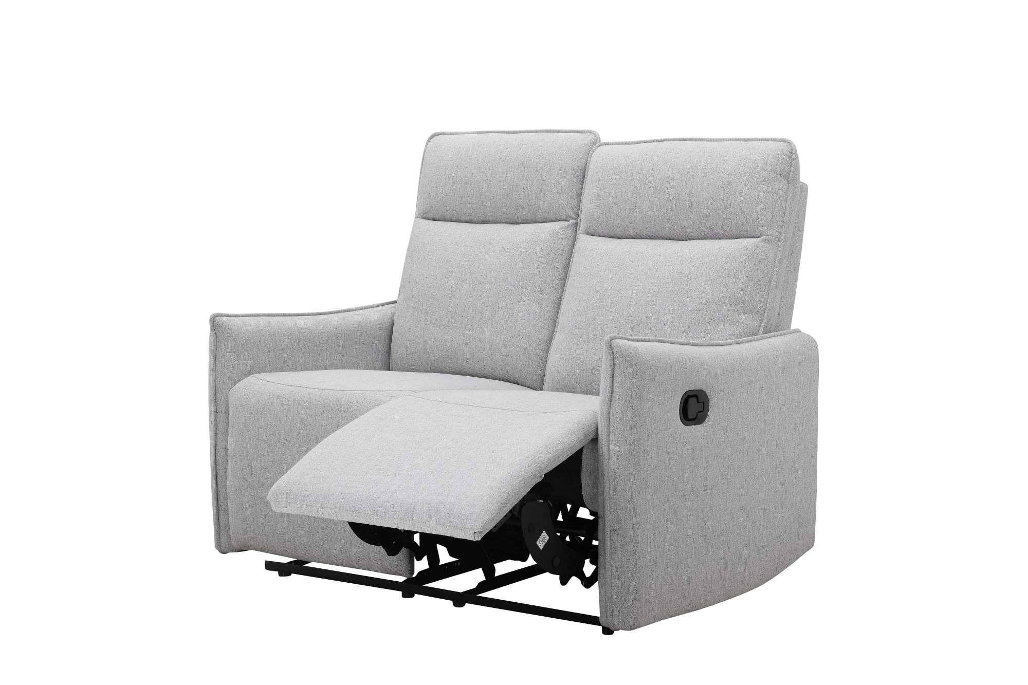 Dorel Home 2-Sitzer »Lugo, Kinosofa mit Reclinerfunktion in Kunstleder und Webstoff«, mit manueller Relaxfunktion in beiden Sitzen