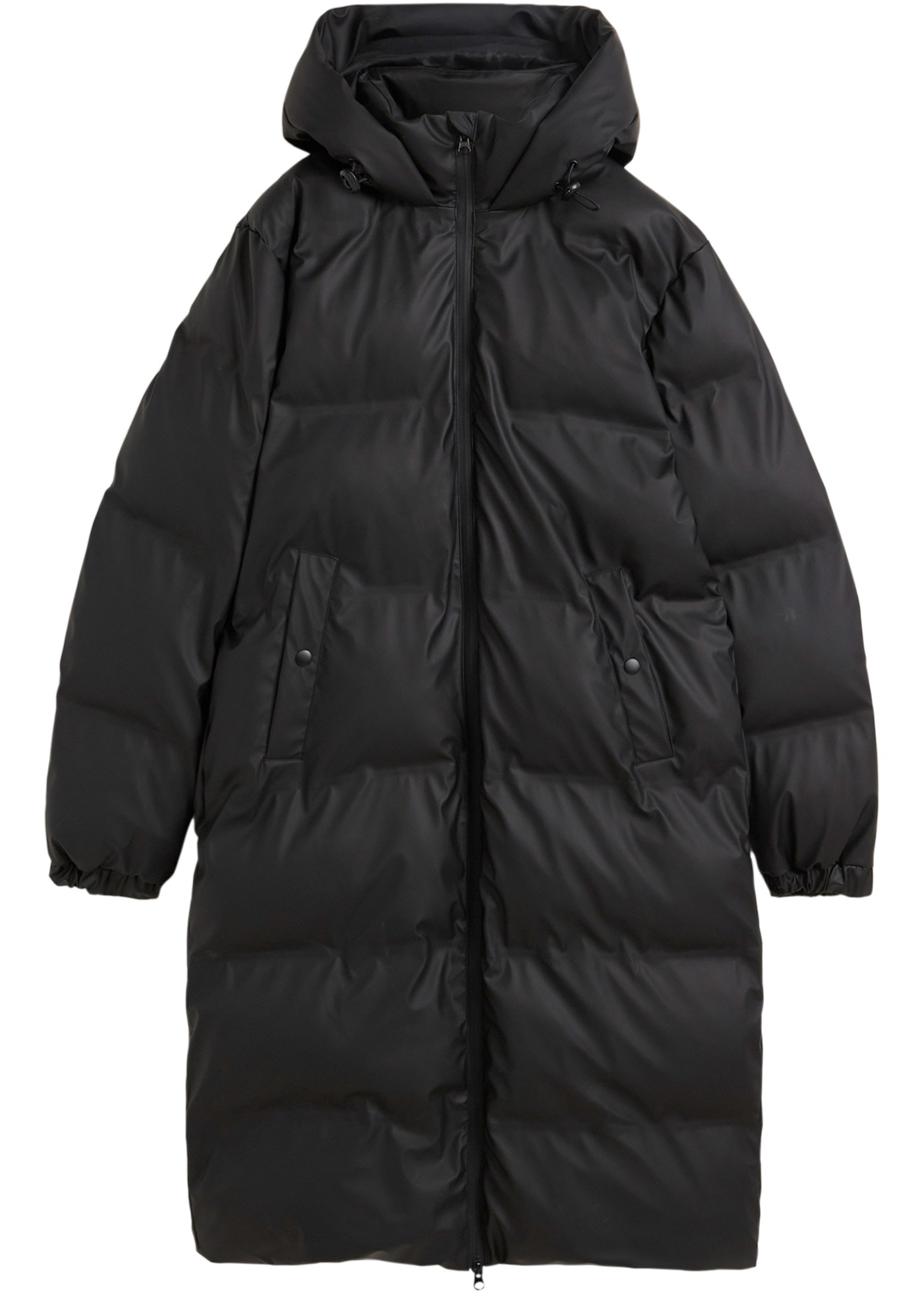 bonprix Regenmantel mit 2-Wege-Reißverschluss, Oversize-Passform, mit Stehkragen