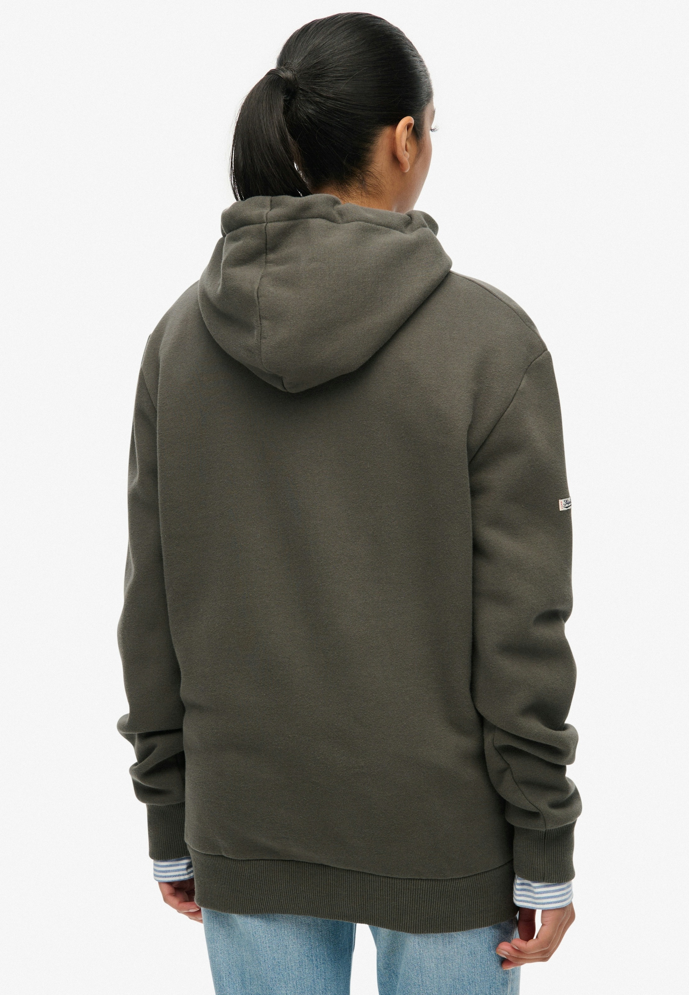 Superdry Kapuzensweatshirt »VL TONAL HOOD«, Baumwollmischung, angeraute Sweatware
