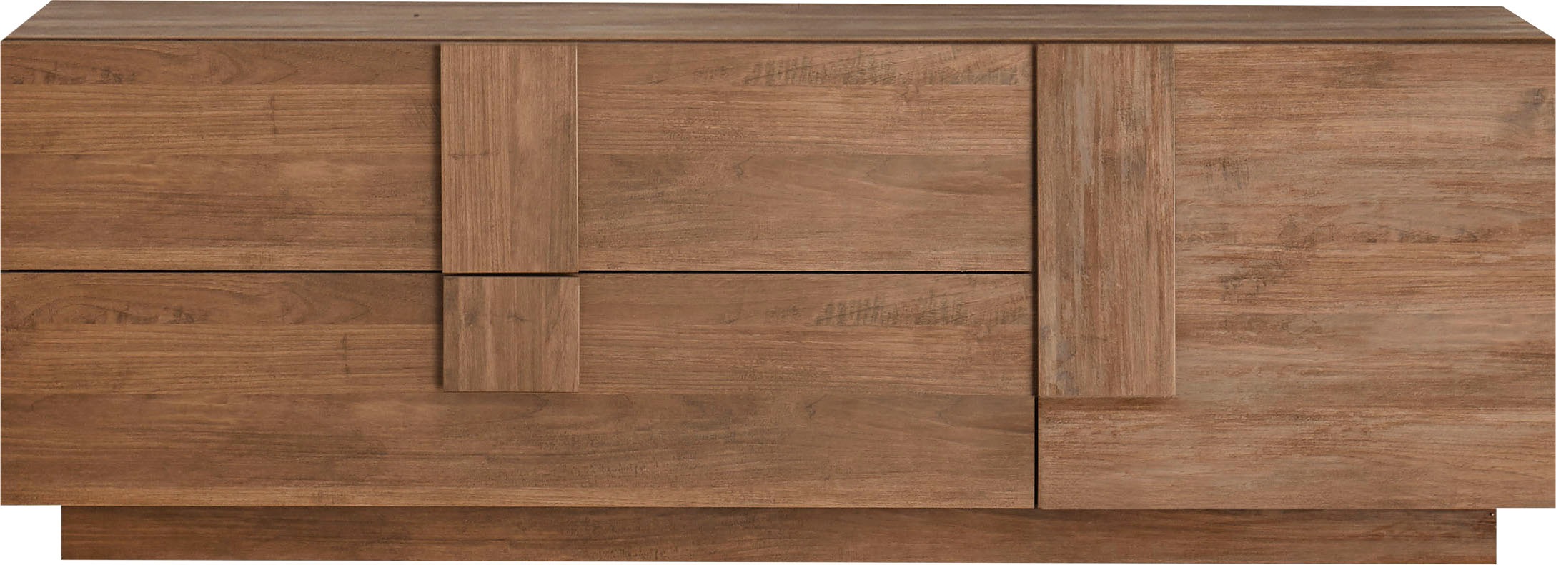 INOSIGN Lowboard »Jupiter, Breite 181 cm, TV-Board 1 Tür - Soft Closing, 2 Schubkästen,«, TV-Schrank, moderne Griffblende, FSC®, cleveres Stauraumkonzept