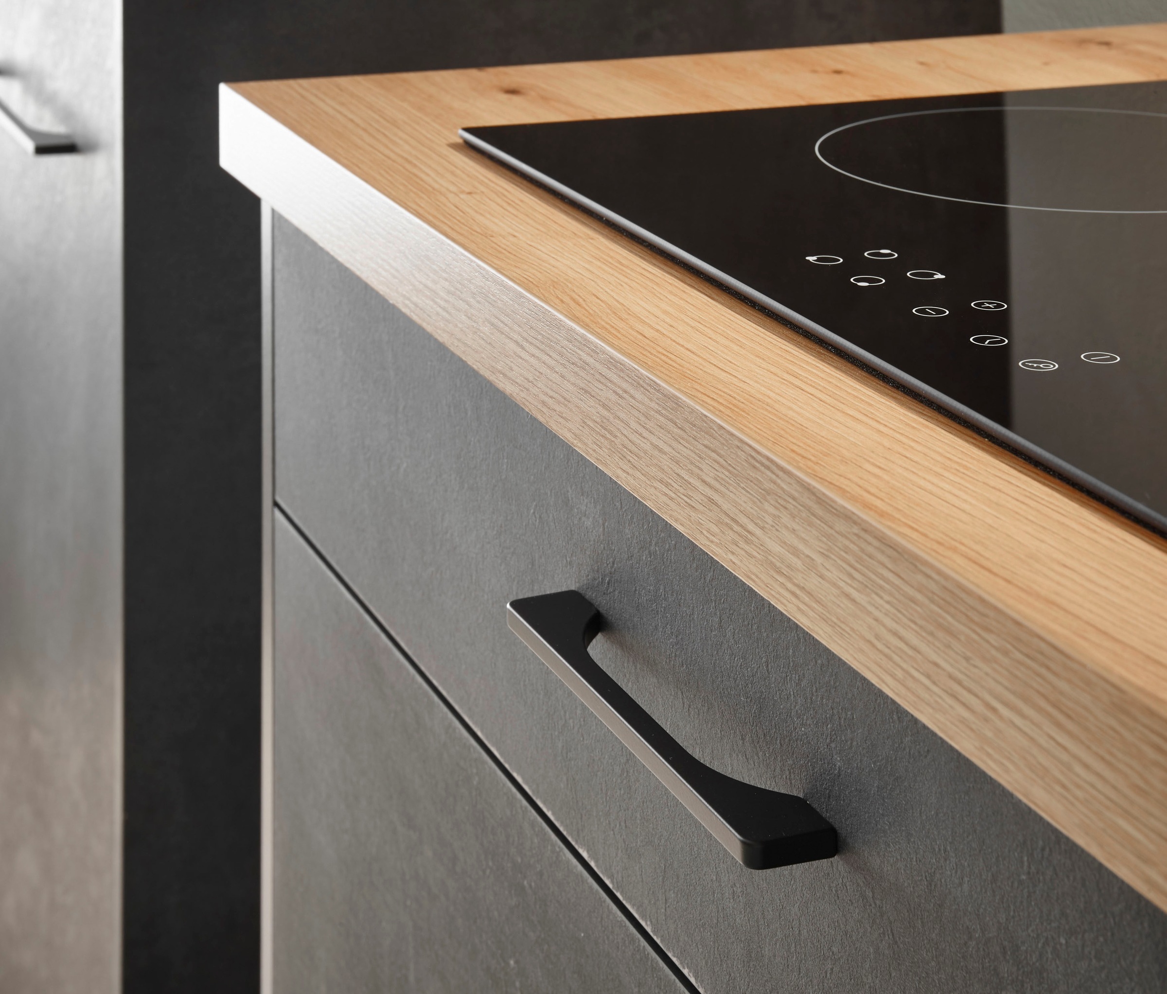 BASIC by Balculina Küche »Ronto«, Breite 326 cm, mit E-Geräten