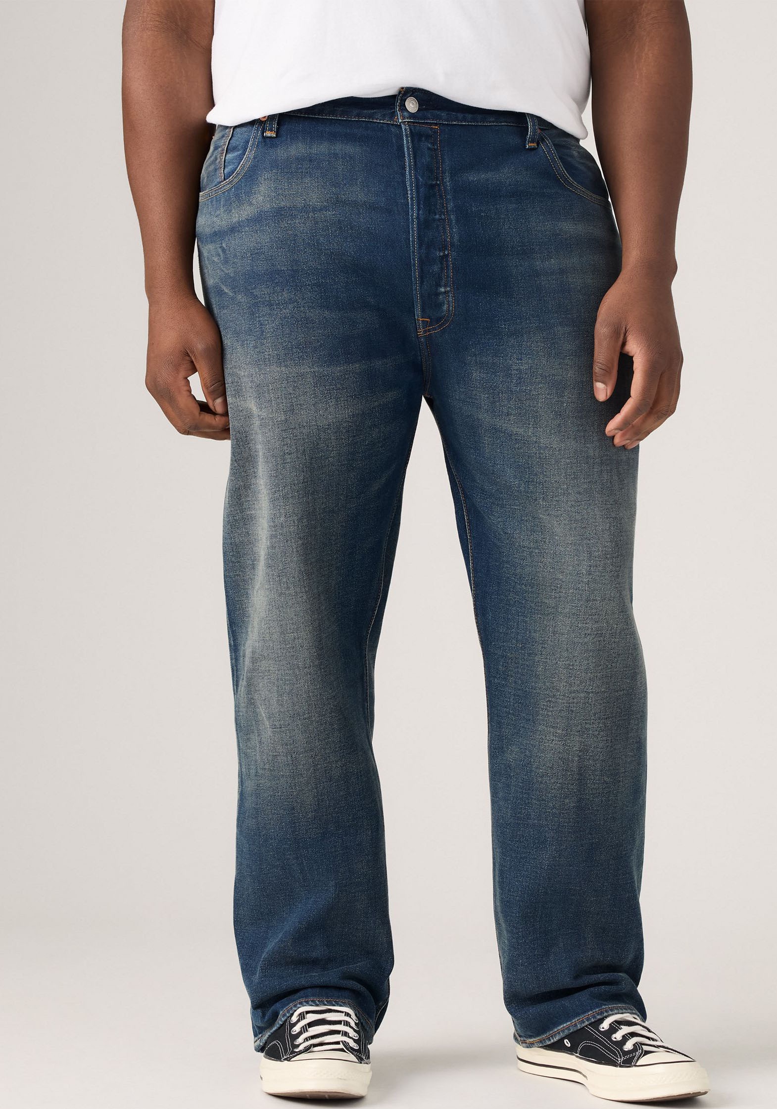 Levi's Plus, Herren, »501 LEVI'S ORIGINAL B&T«, 3PM IN COLUMBUS, Länge 34, 40 - Länge 34, 3PM IN COLUMBUS, Klassiker-Jeansstyle "501 LEVI'S ORIGINAL B