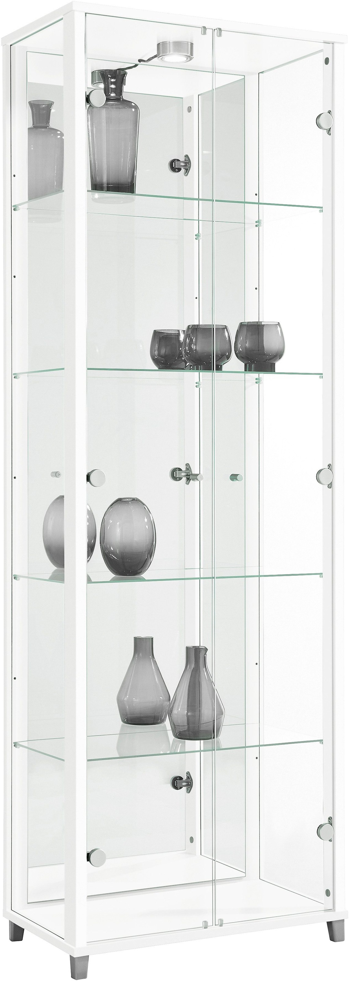 fif möbel Vitrine »OPTIMA«, Standvitrine/Glasvitrine 2x Glastür,perfekt für Sammler