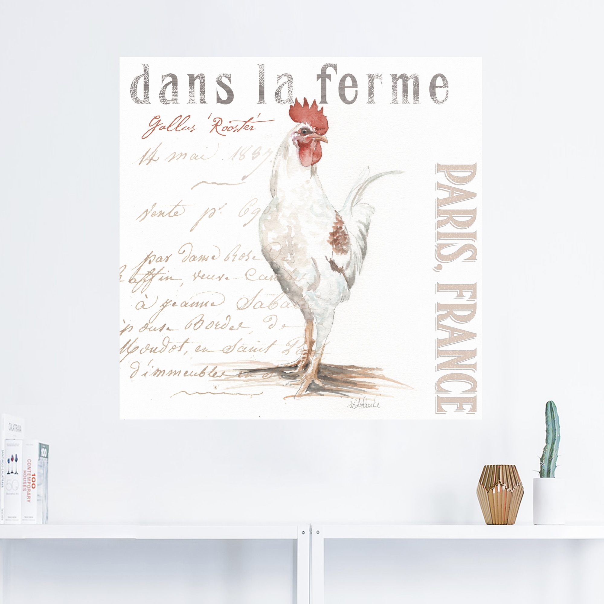 Artland Wandbild »Die Farm I«, Haustiere, (1 St.), als Alubild, Outdoorbild, Leinwandbild in verschied. Größen