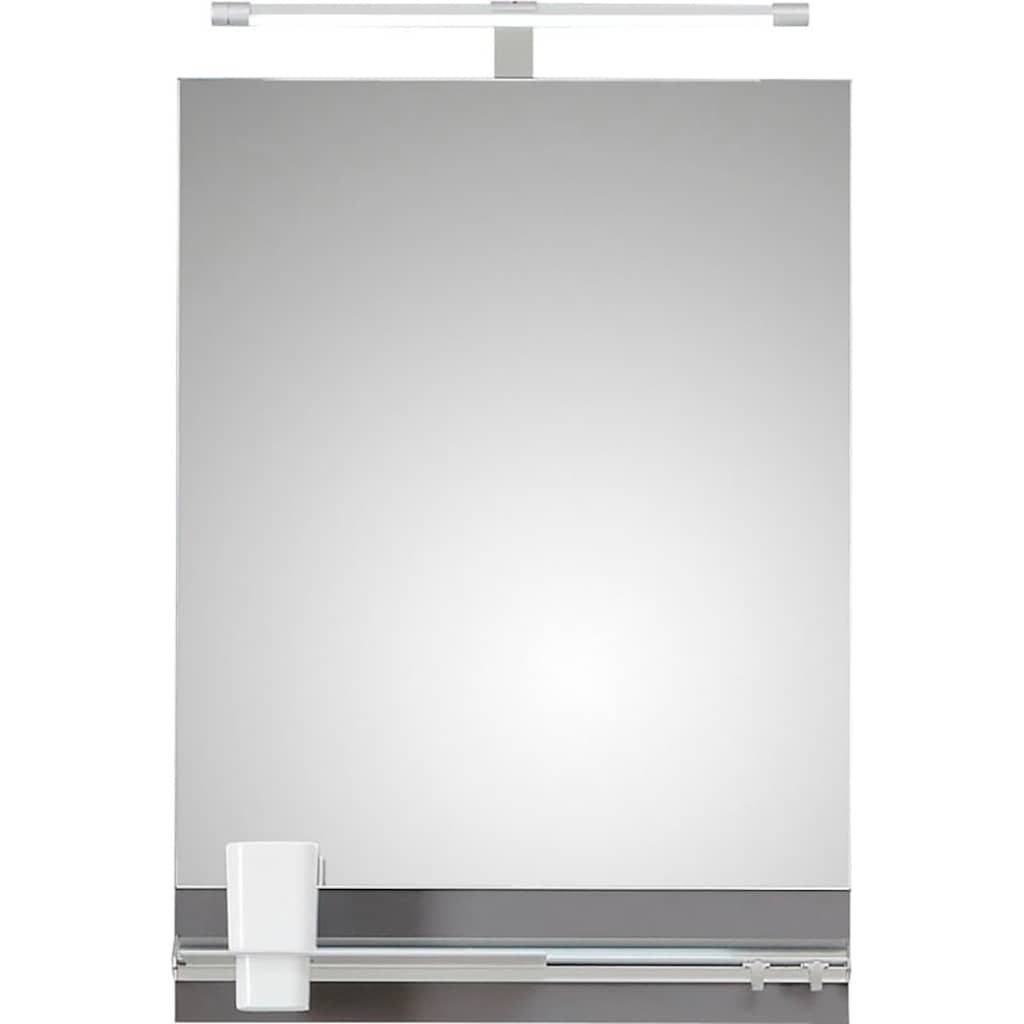 Saphir Badspiegel »Quickset 357 Spiegel 50 cm breit, 70 cm hoch, LED-Beleuchtung, 330LM«, (Set)