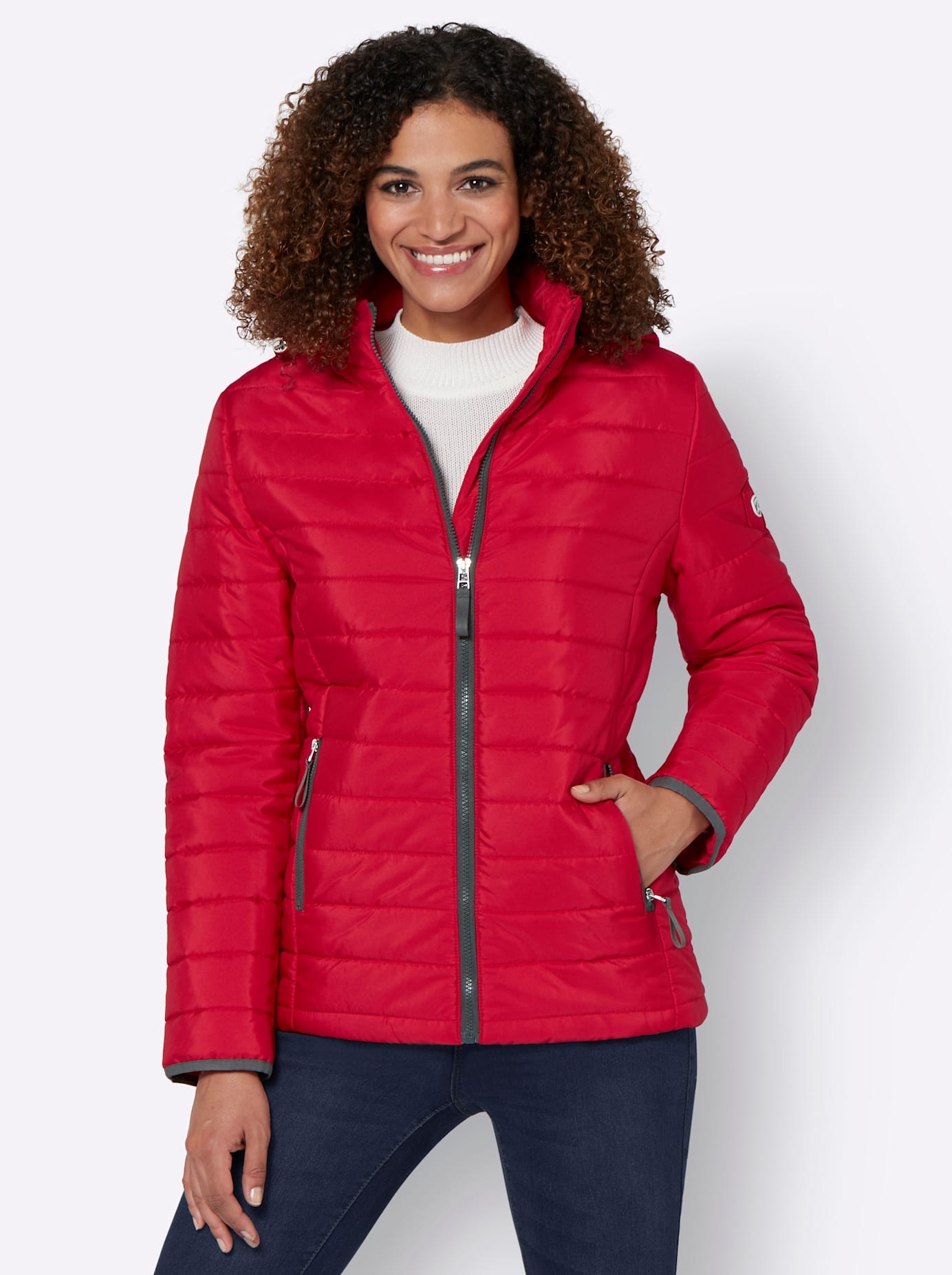 Casual Looks Steppjacke, mit Kapuze