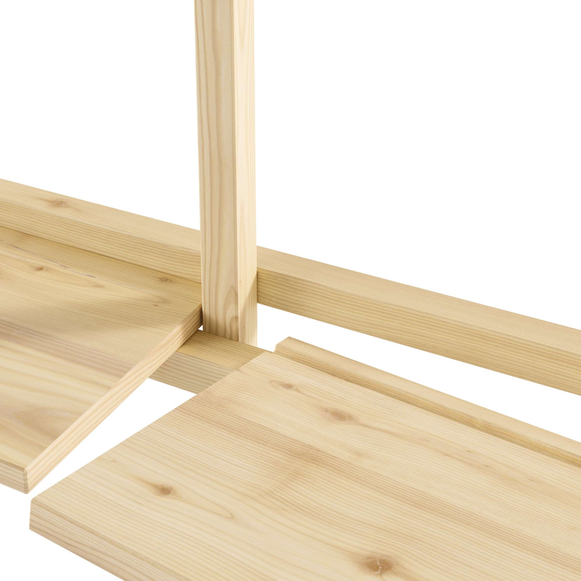 Karup Design Wandregal »Groove Shelving Wide, Wandregal, Aufbewahrung, Deko, Platzsparend«, (B/T/H ca: 192x25,5x47,5cm), inkl. 6 Abnehmbare Regalböden aus FSC®-zertifiziertem Massivholz