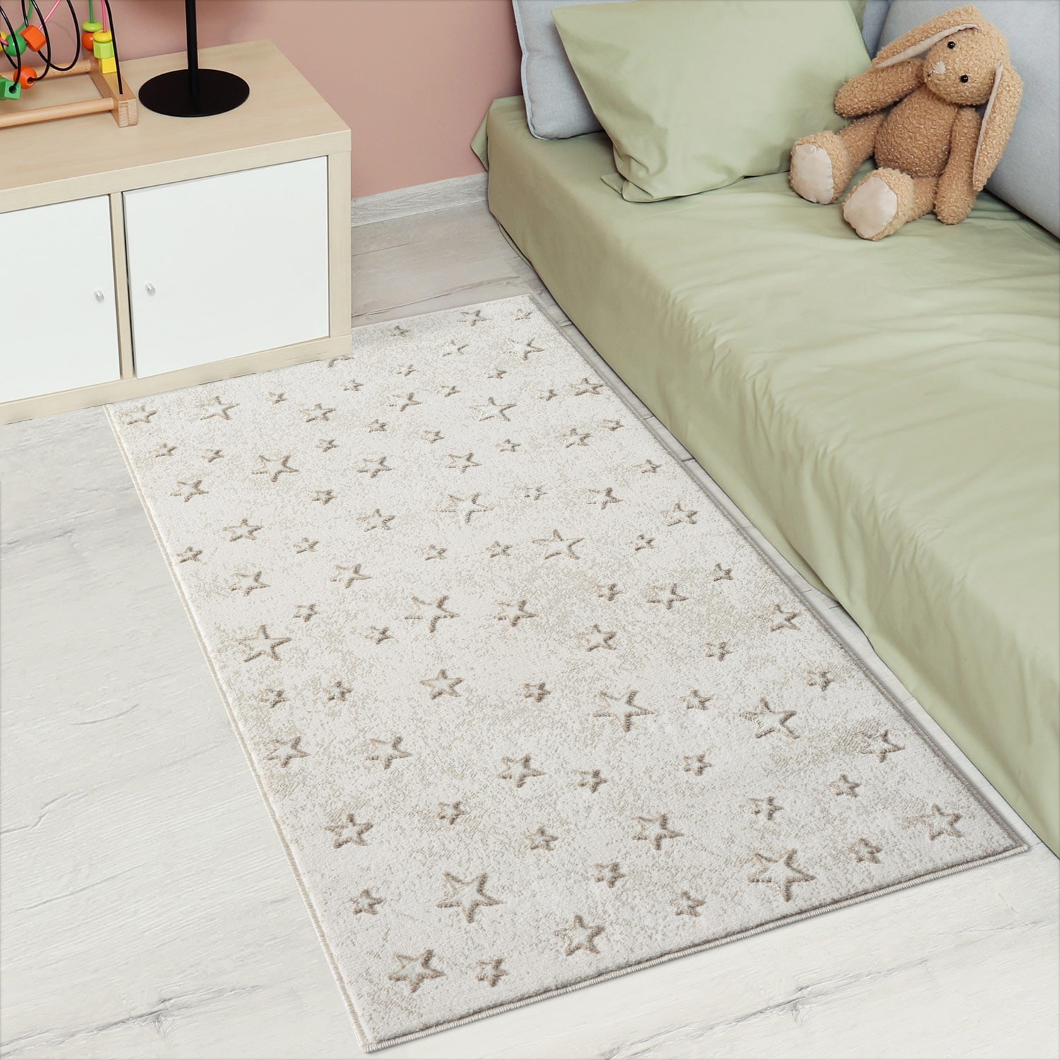 Carpet City Kinderteppich »MARA725« rechteckig 11 mm Höhe Kinderzimmer, Kurzflor,robust,Tiere,  Spielzimmer