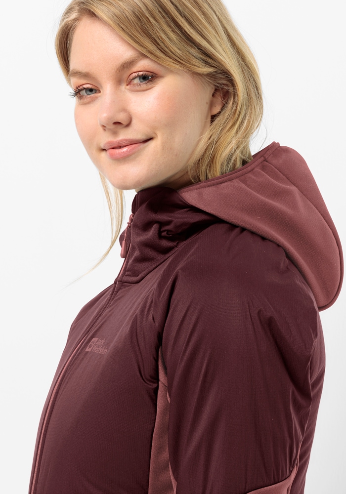 Jack Wolfskin Kapuzenfleecejacke »ALPGRAT PRO INS FZ W«, mit Kapuze