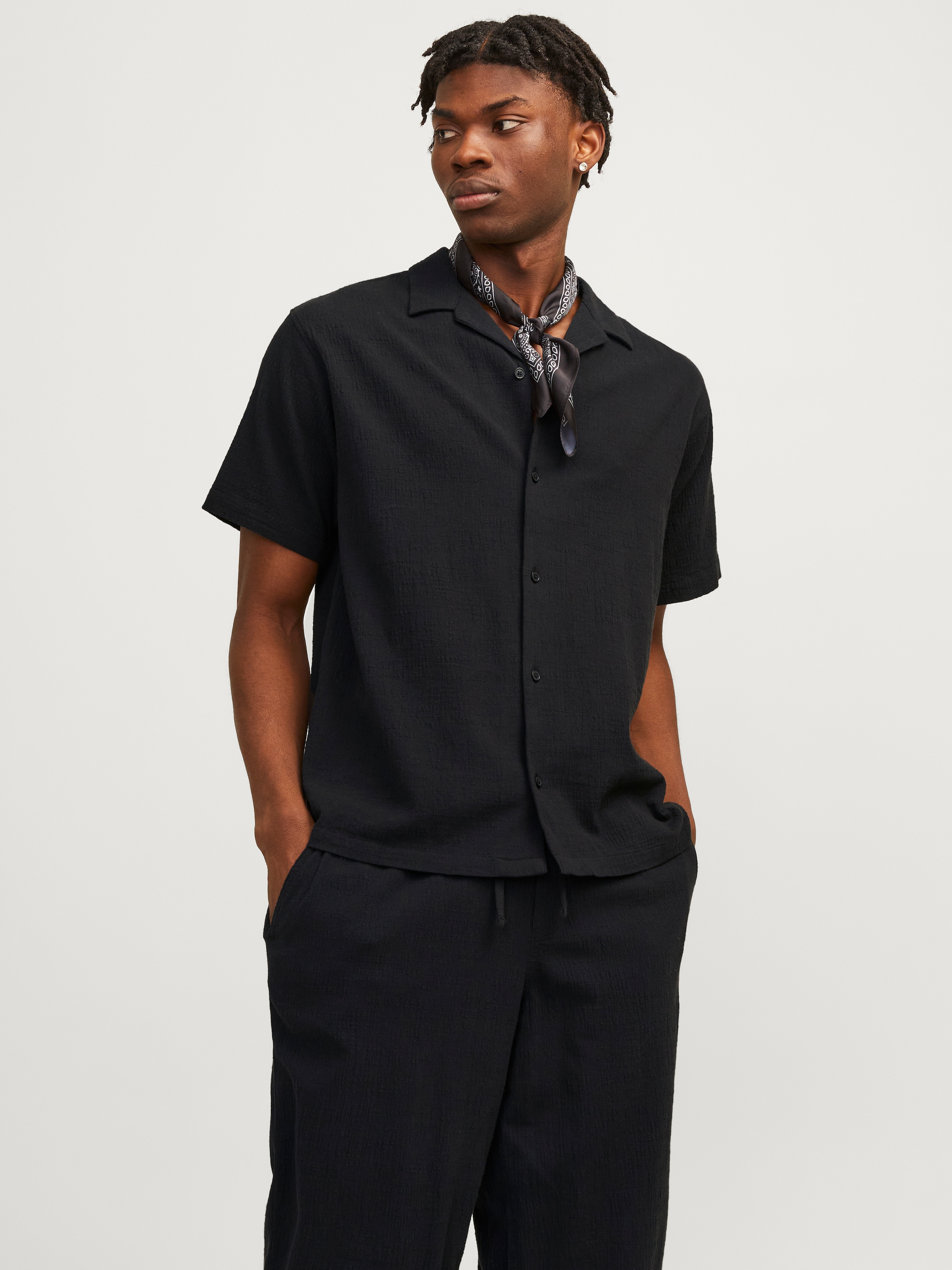 Jack & Jones Kurzarmhemd »JORLUKE CRINKLE RESORT SHIRT SS SN«