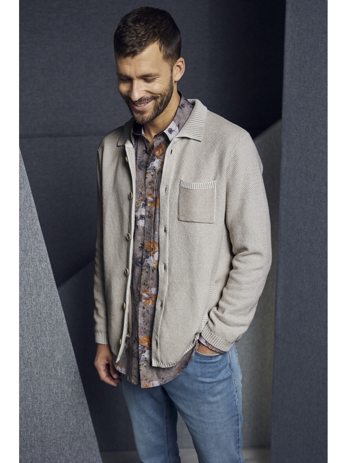 Babista Strickjacke »Strickjacke ROMANZELLI«, mit Strickmuster