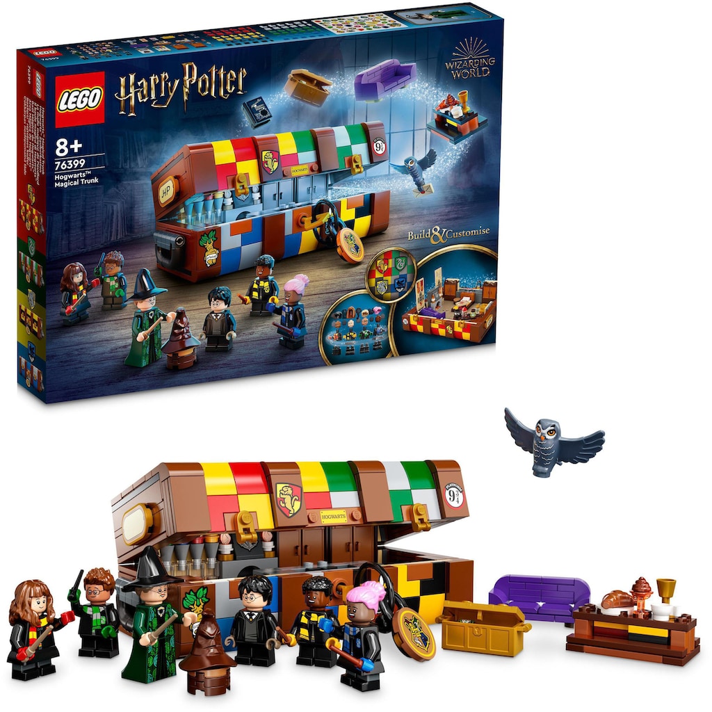 LEGO® Konstruktionsspielsteine »Hogwarts™ Zauberkoffer (76399), LEGO® Harry Potter™«, (603 St.), Made in Europe