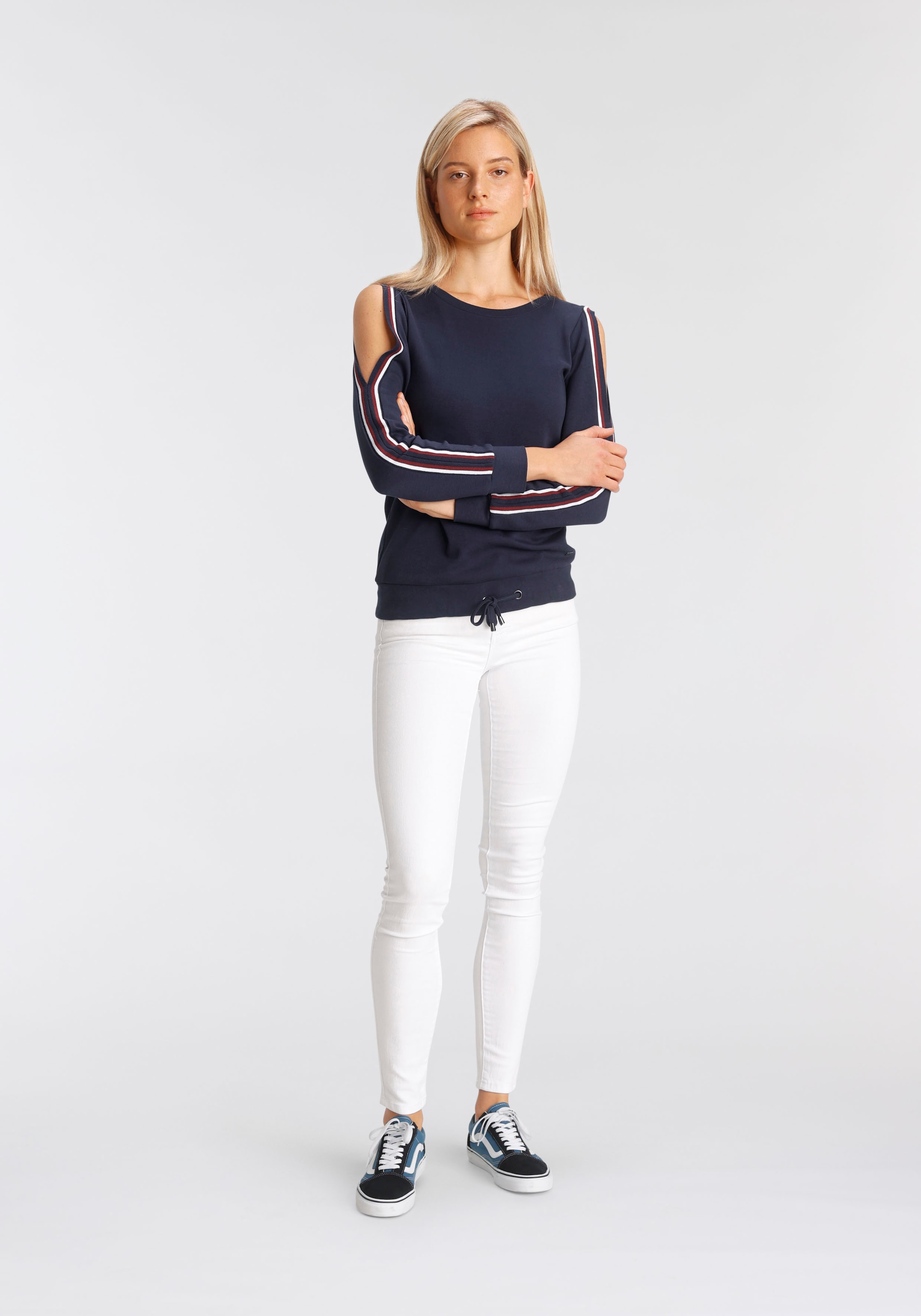 Arizona Skinny-fit-Jeans »Ultra-Stretch«, extra-enger Beinverlauf, normale Leibhöhe, mit Eingrifftaschen