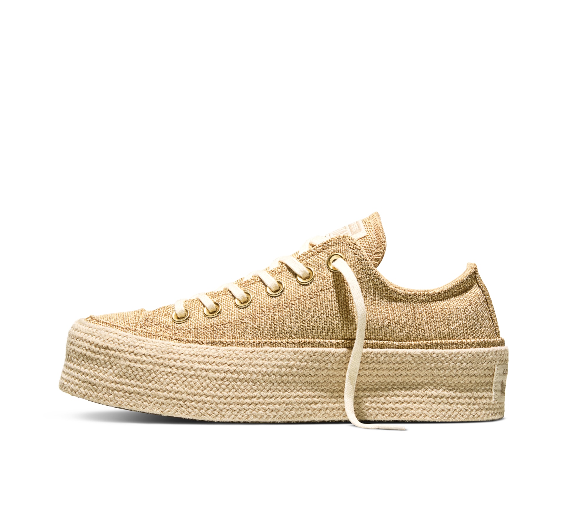 Converse Sneaker »CHUCK TAYLOR ALL STAR LIFT ESPADRILLE«  sportlicher Stil, mit profiliertem Laufsohlenprofil, mit Schnürung