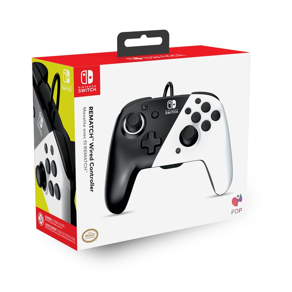 PDP - Performance Designed Products Gamepad »Faceoff Deluxe+Audio schwarz/weißSwitch«