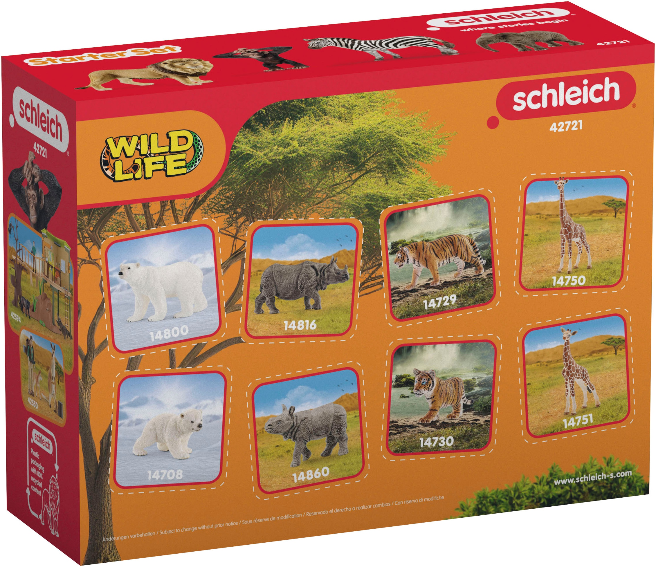 Schleich® Spielwelt »WILD LIFE, Afrika Starter-Set (42721)«