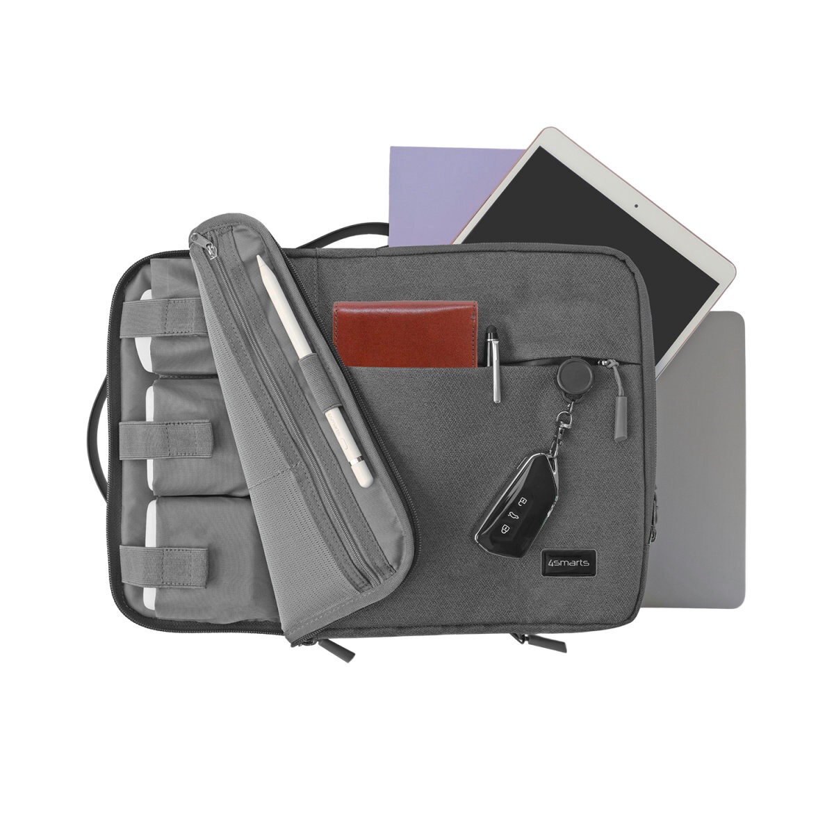 4smarts Laptoptasche »Laptop AirCushion Multi Sleeve 14«, Drop-proof Schutz, patentierte EVA-Pufferschaum