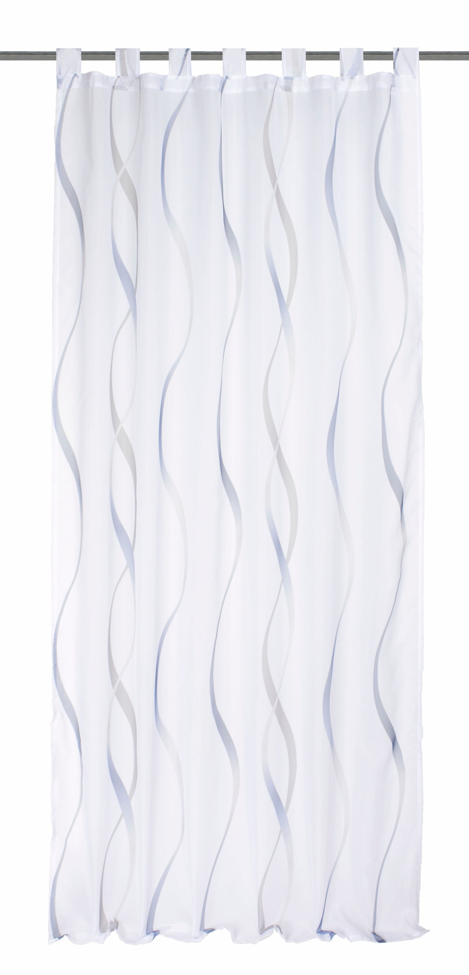 HOME WOHNIDEEN Vorhang »SCHLAUFENSCHAL« Schlaufen 1 Stk. tlg. Schlaufenschal bedruckt