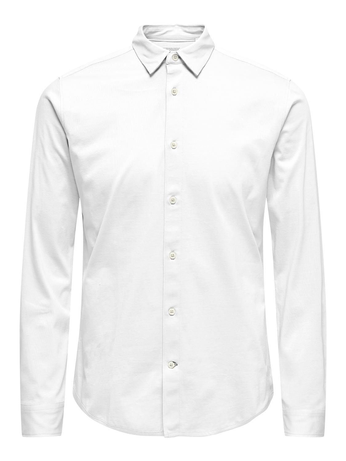 ONLY & SONS Langarmhemd »ONSROBIN B/U LS STRETCH SHIRT NOOS«