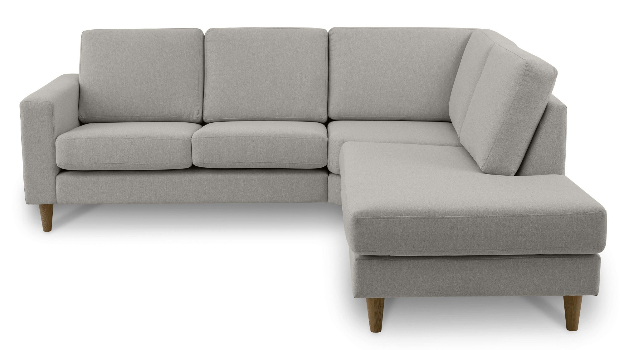 OTTO home Ecksofa »Tvinno« im skandinavischen Stil, L-Form, mit Massivholzfüßen, Breite 230 cm