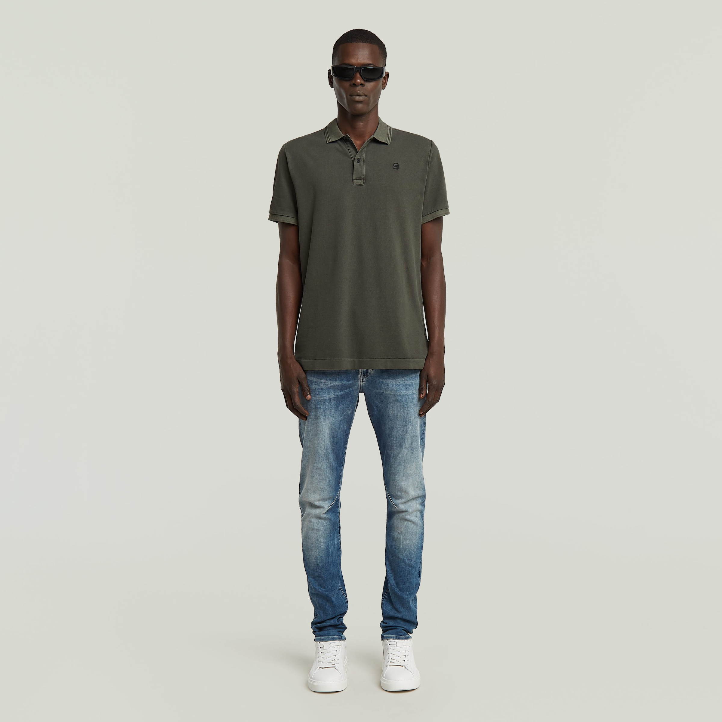 G-STAR Poloshirt »Dunda slim fit«, Logoprägung auf der Brust