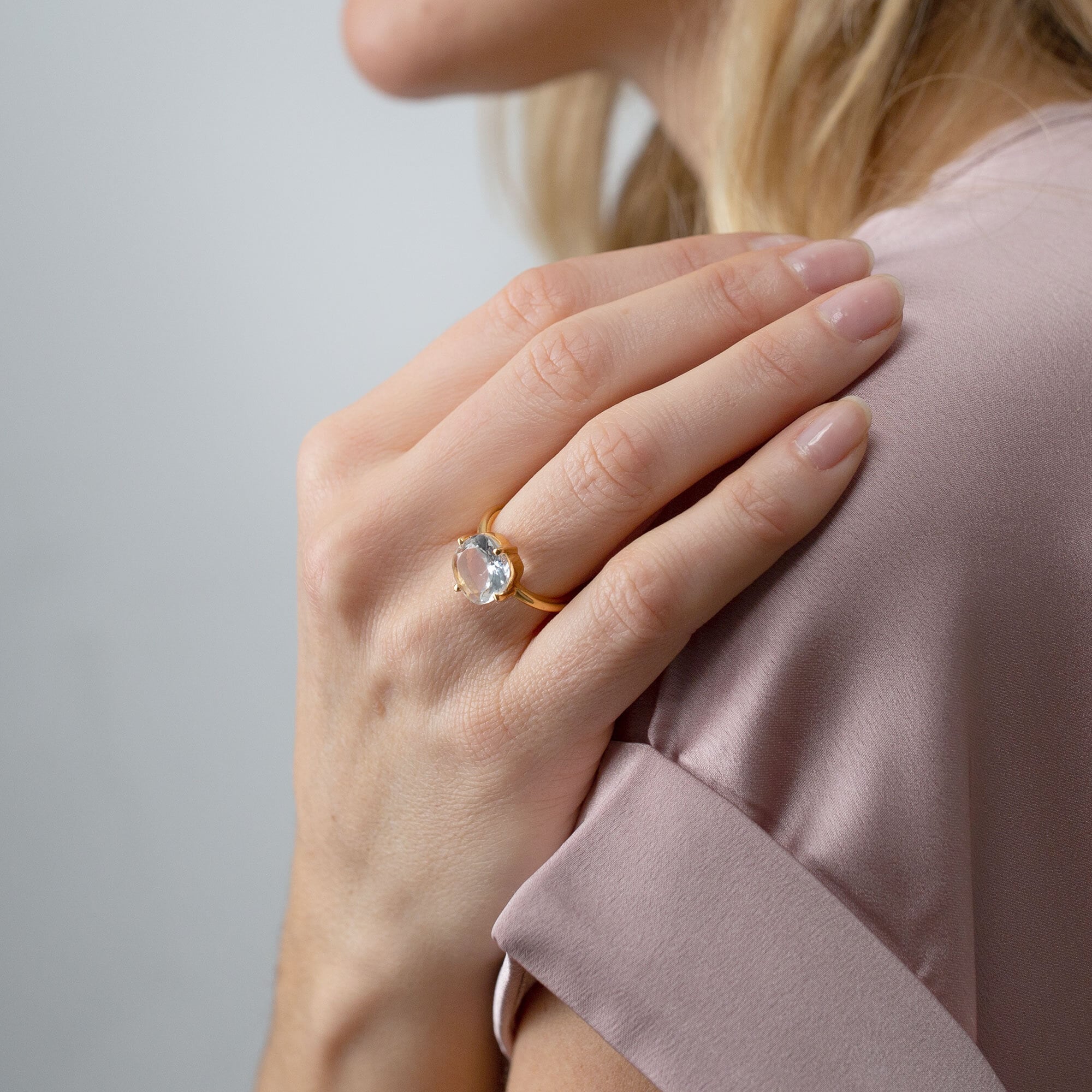 AILORIA Fingerring »Ring Silberkristall ÉGLANTINE«