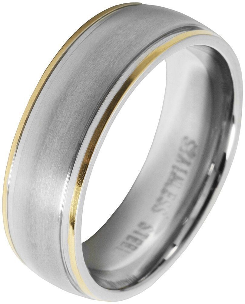 Adelia´s Fingerring »Herren Ring aus Edelstahl«