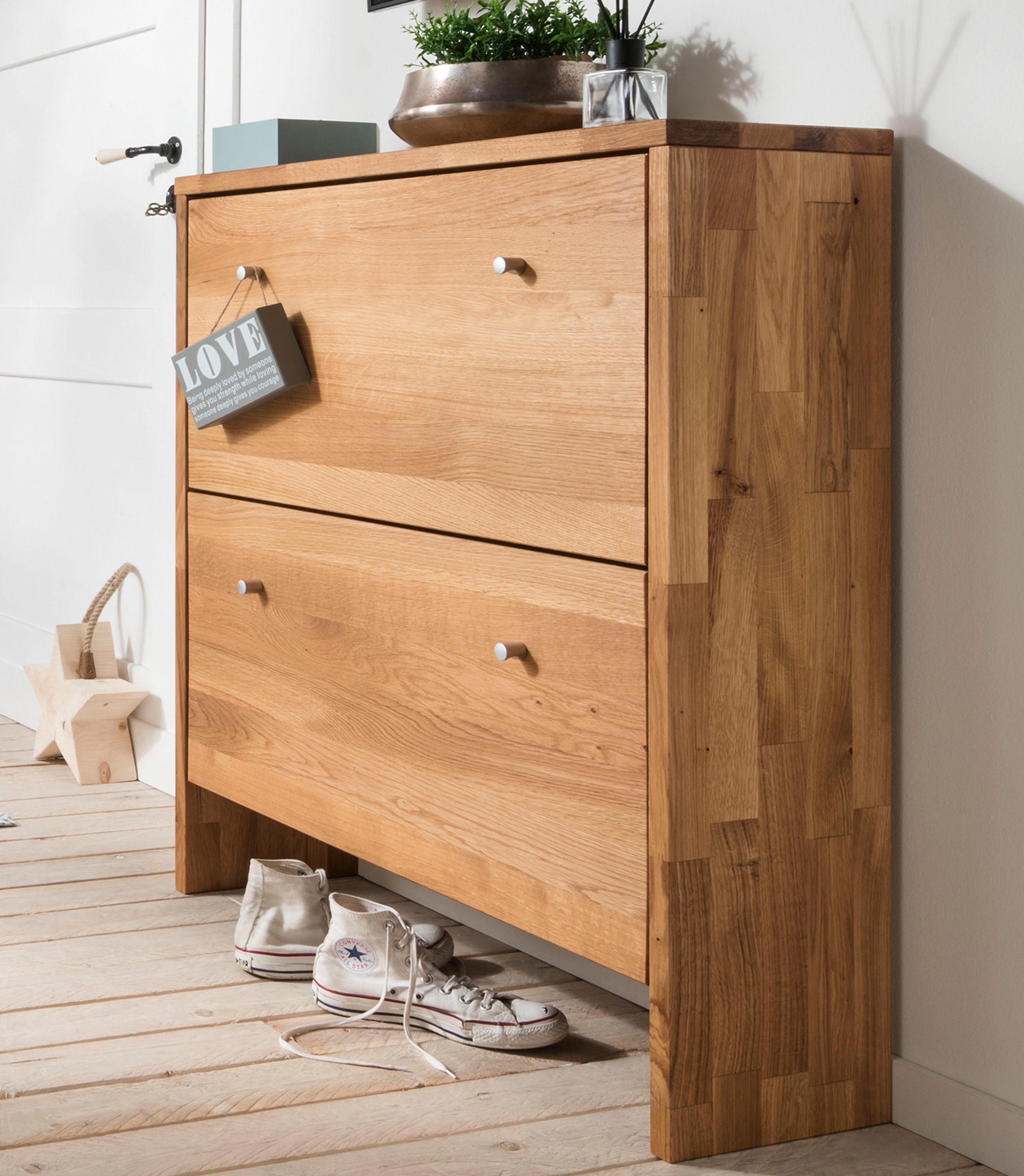 Home affaire Kombikommode »Dura Kommode Schrank Schuhschrank«, aus FSC®-zertifizierten Massivholz, Breite 82 cm