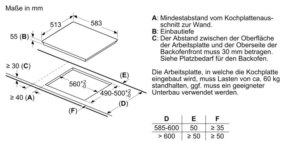 BOSCH Induktions Herd-Set »HEB517BS1«, mit Backwagen, Hydrolyse