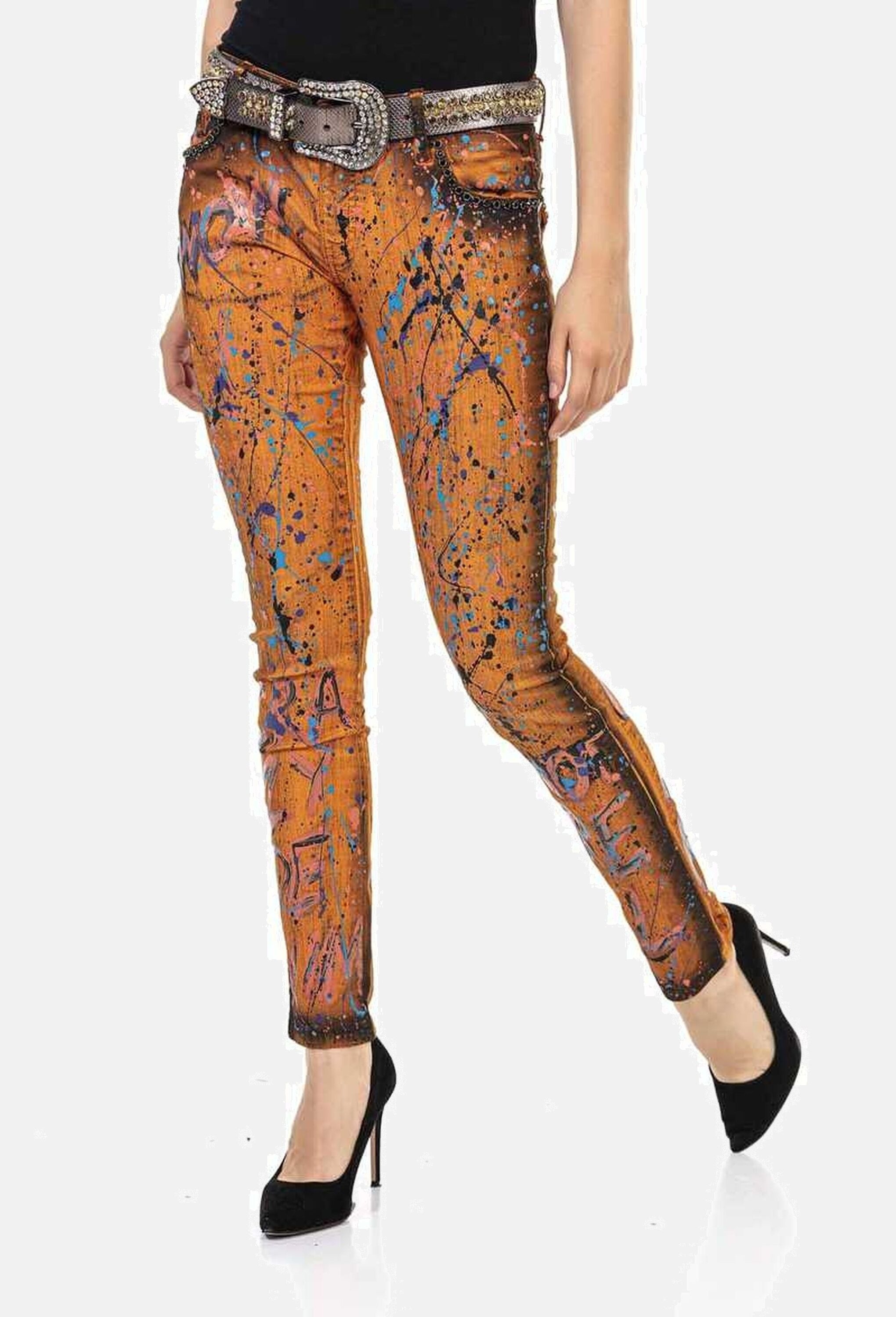 Cipo & Baxx Slim-fit-Jeans »Cipo & Baxx Jeans« Im 5-Pocket-Style, WD445