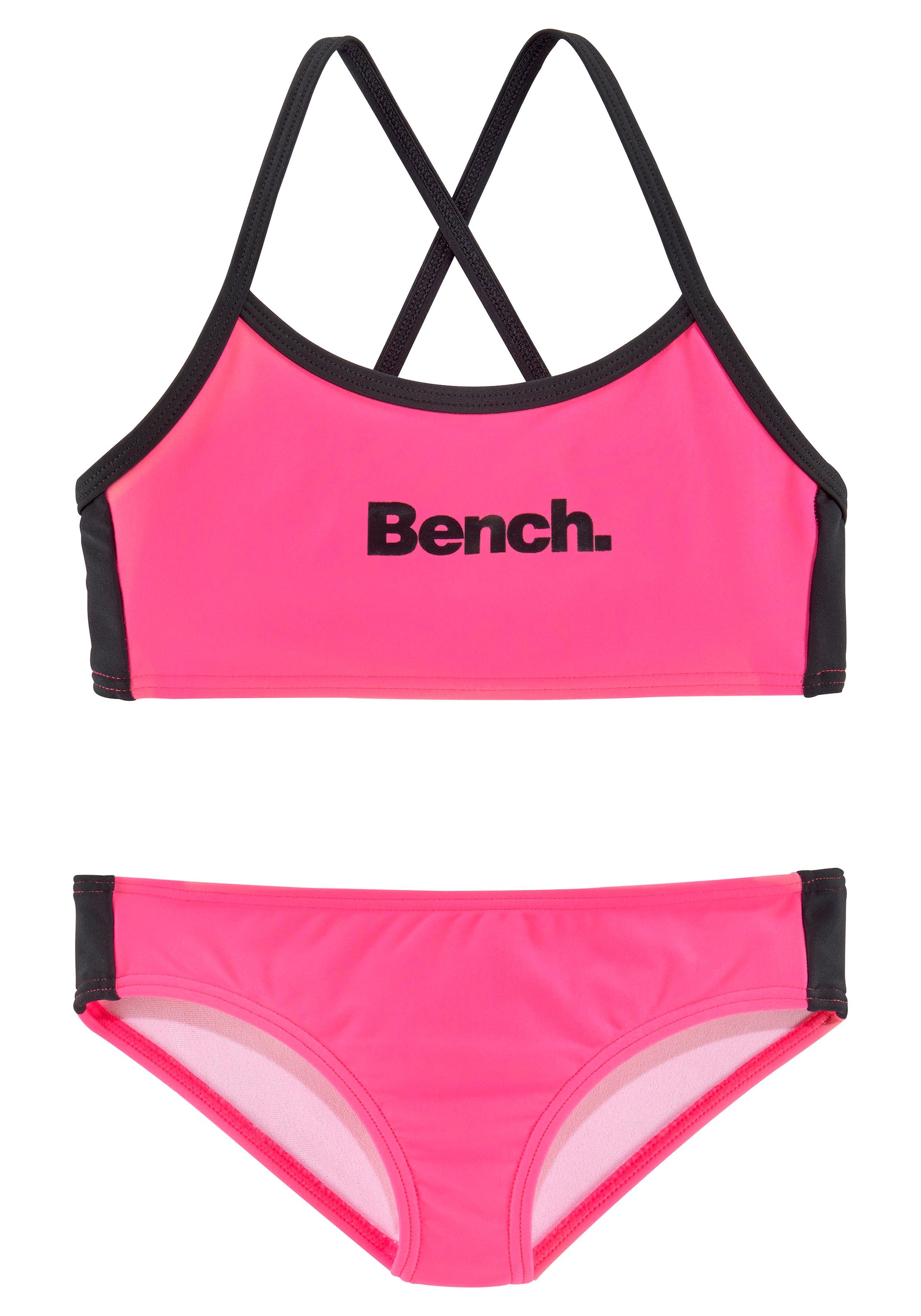 Bench. Bustier-Bikini, mit gekreuzten Trägern