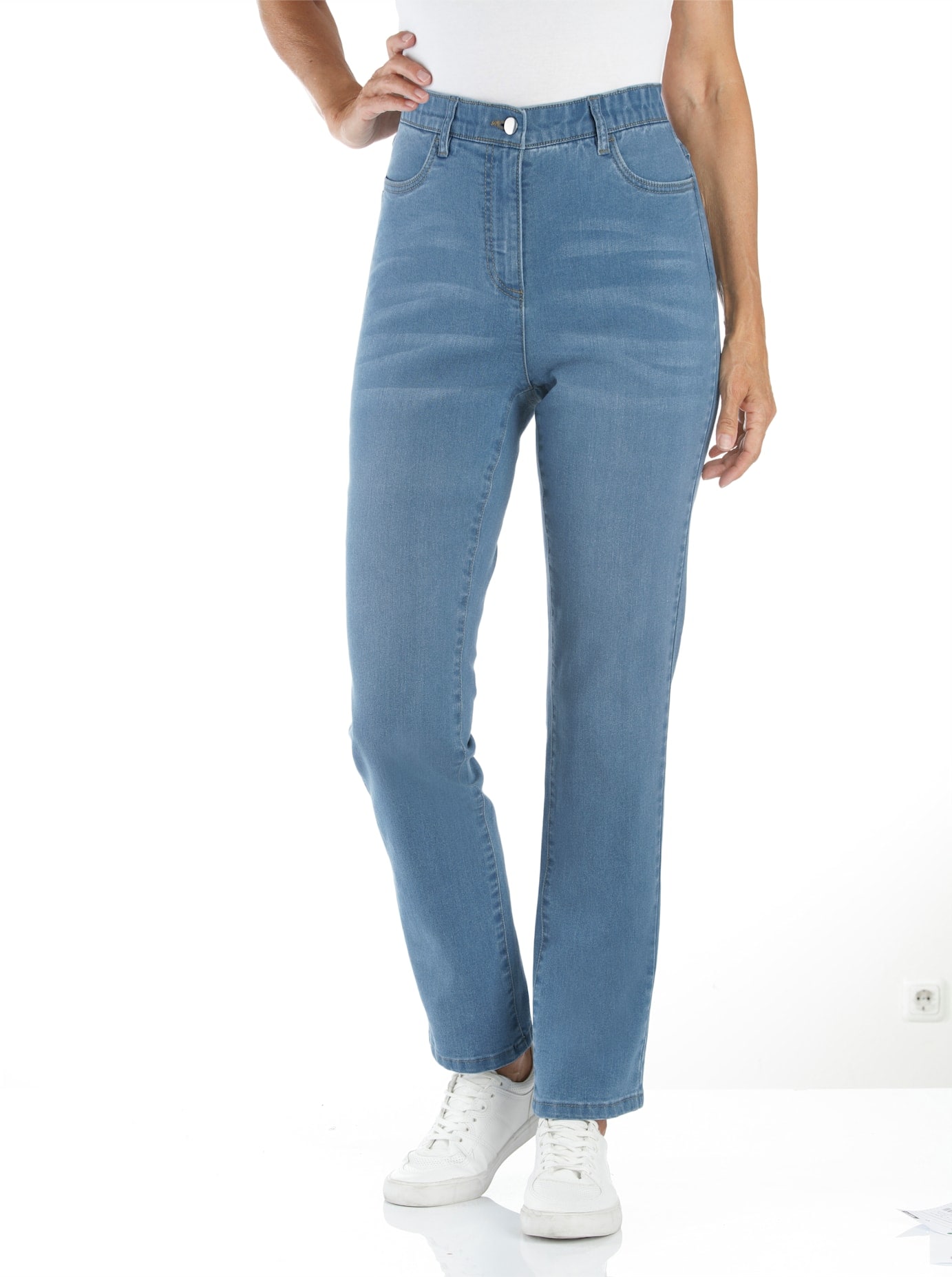 High-waist-Jeans, (1 tlg.)