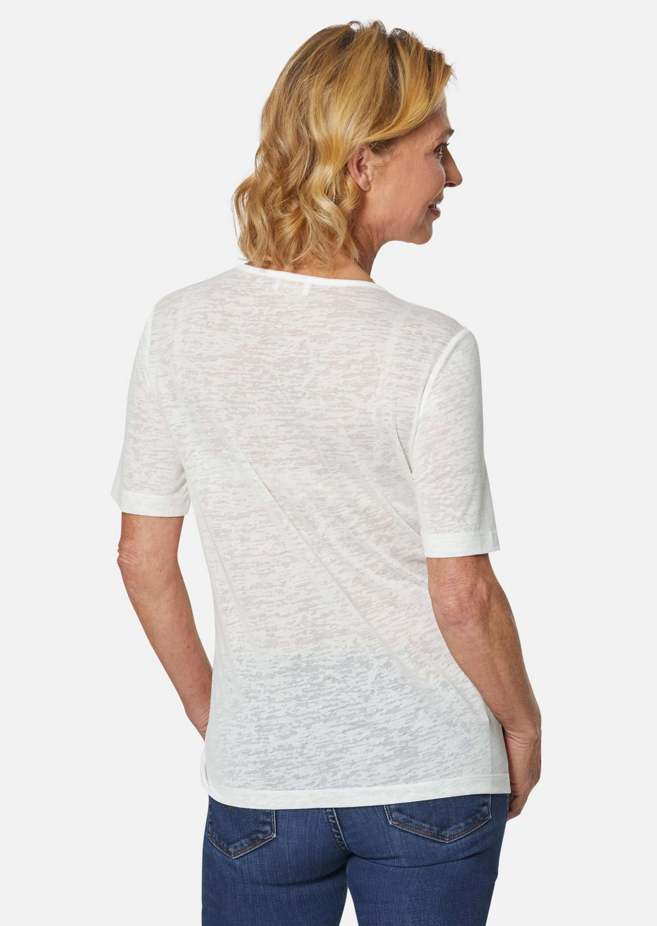 GOLDNER Print-Shirt »Edles Druckshirt mit glänzenden Pailetten«